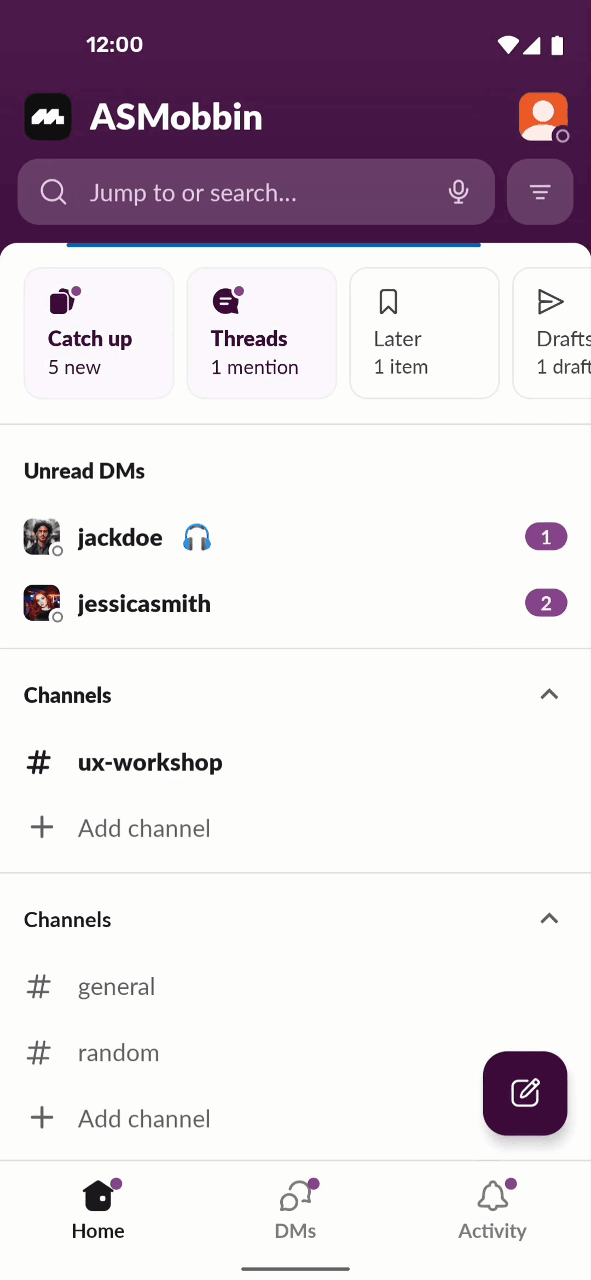 Slack Android Business interface screenshot 5