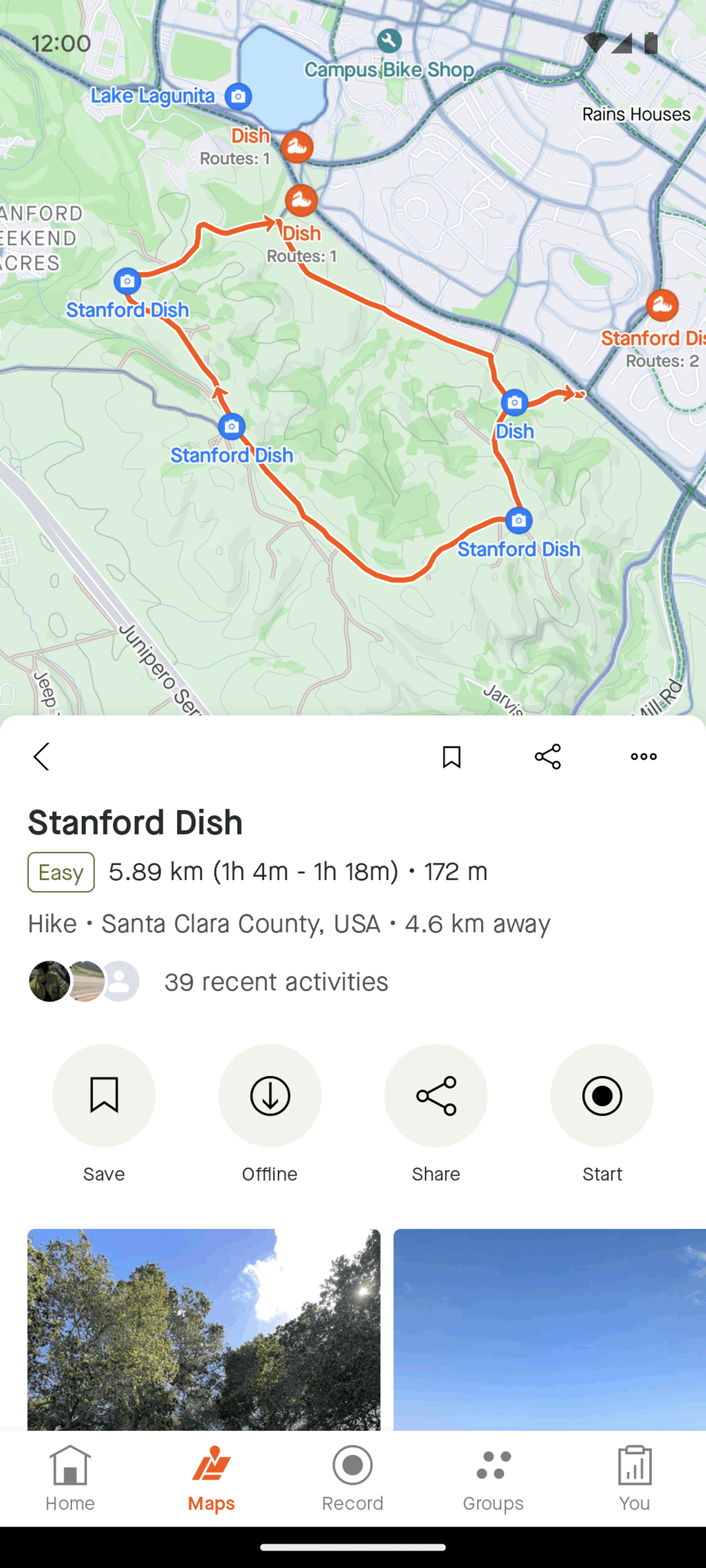 Strava Android Health & Fitness interface screenshot 6