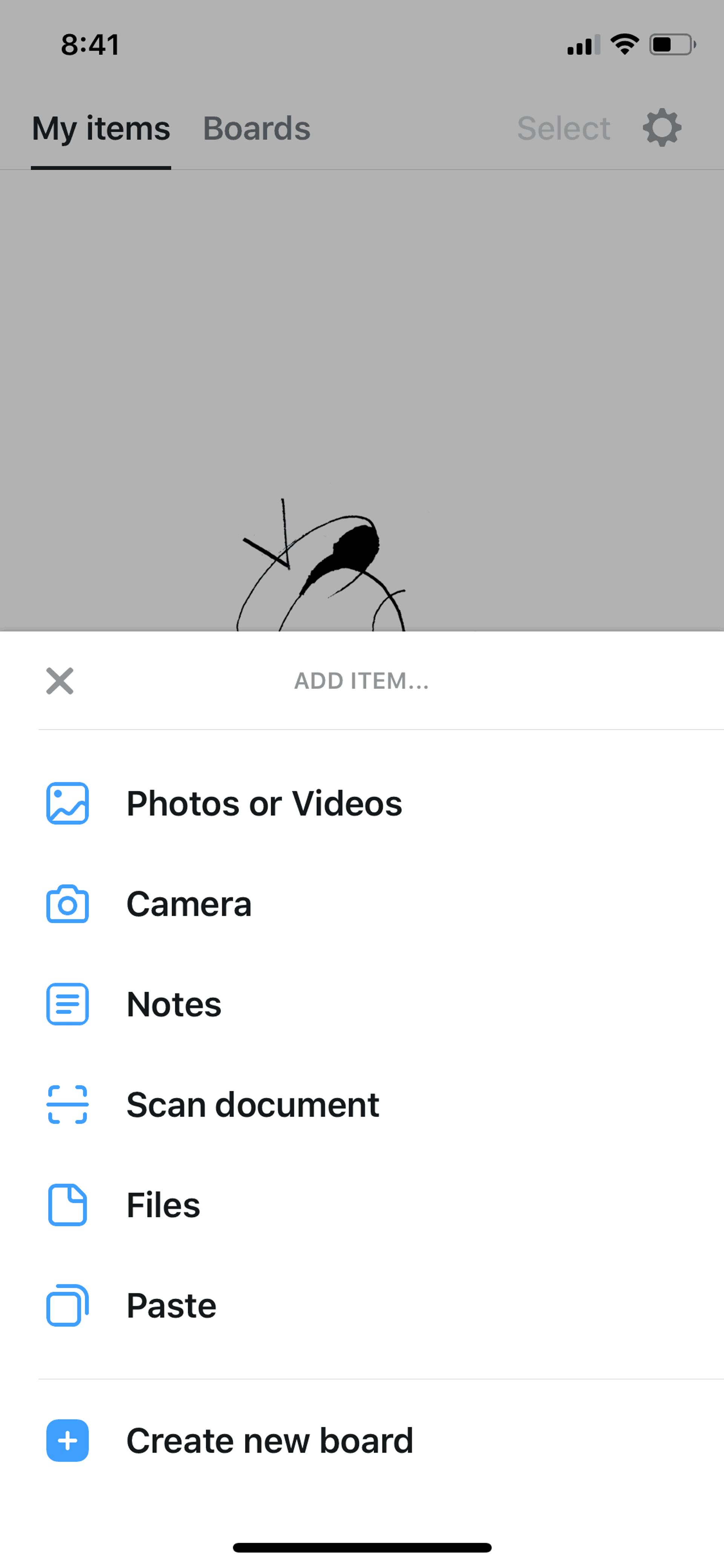 Collect iOS Productivity interface screenshot 8