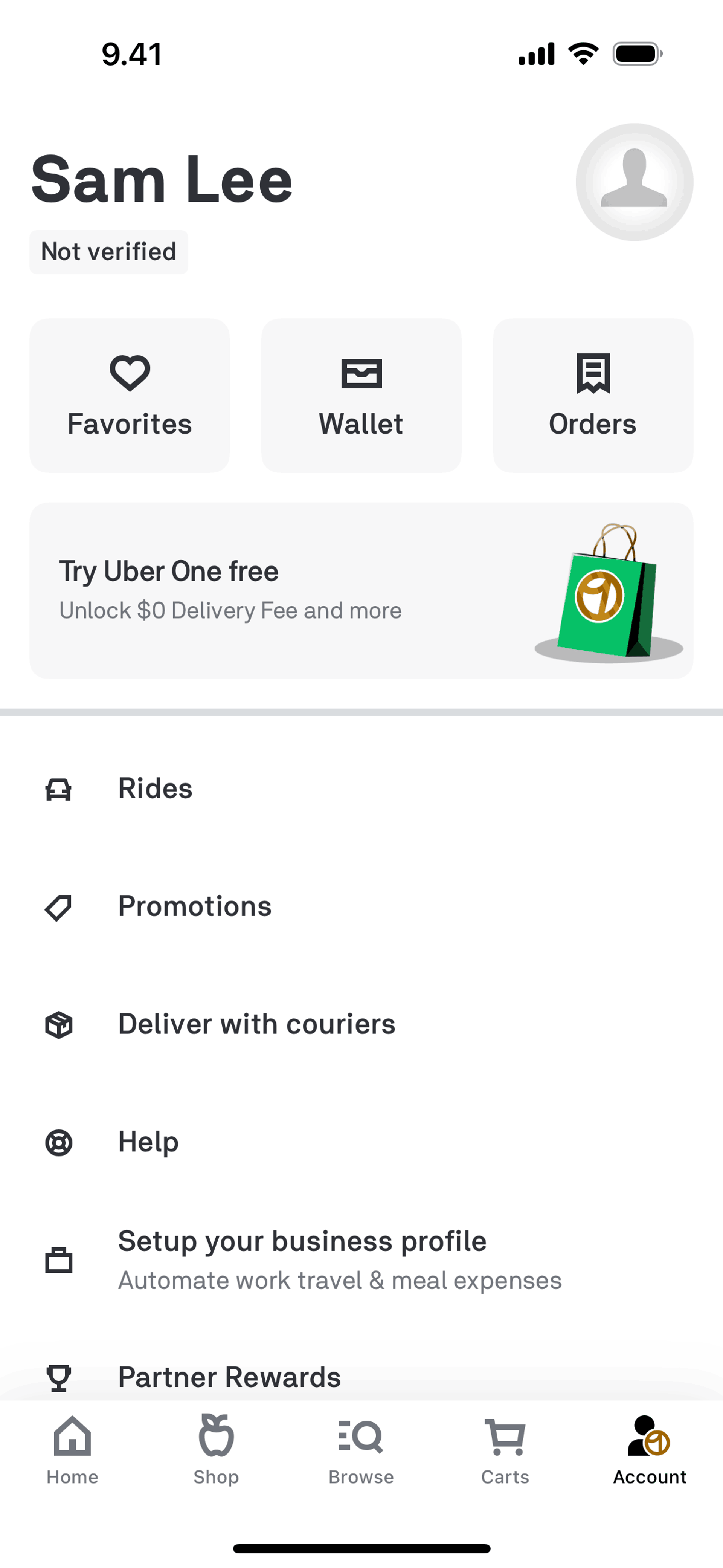 Postmates iOS Food & Drink interface screenshot 20