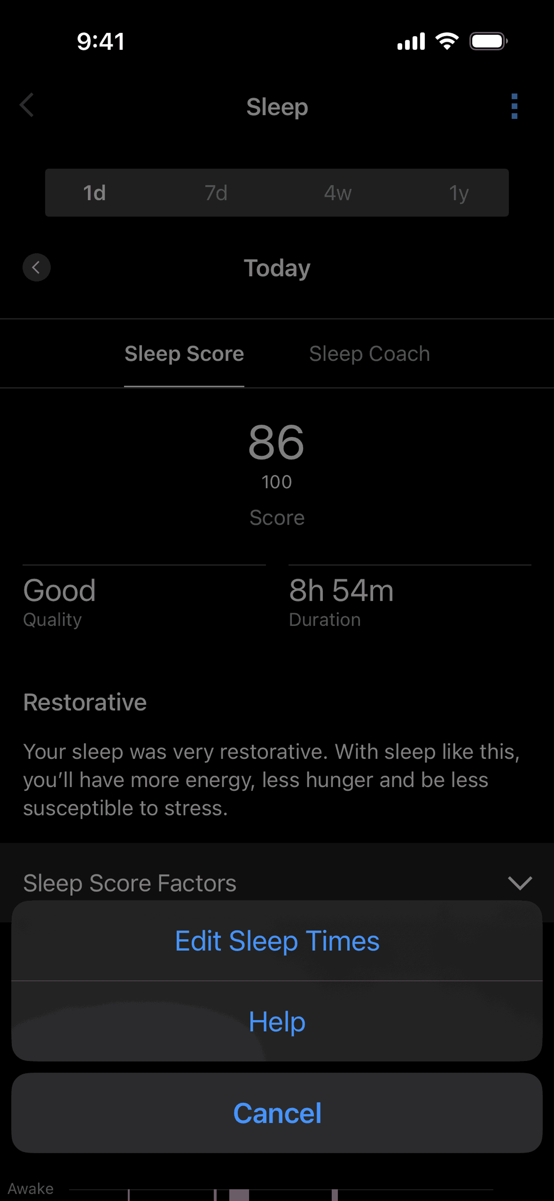 Garmin Connect iOS Health & Fitness interface screenshot 18