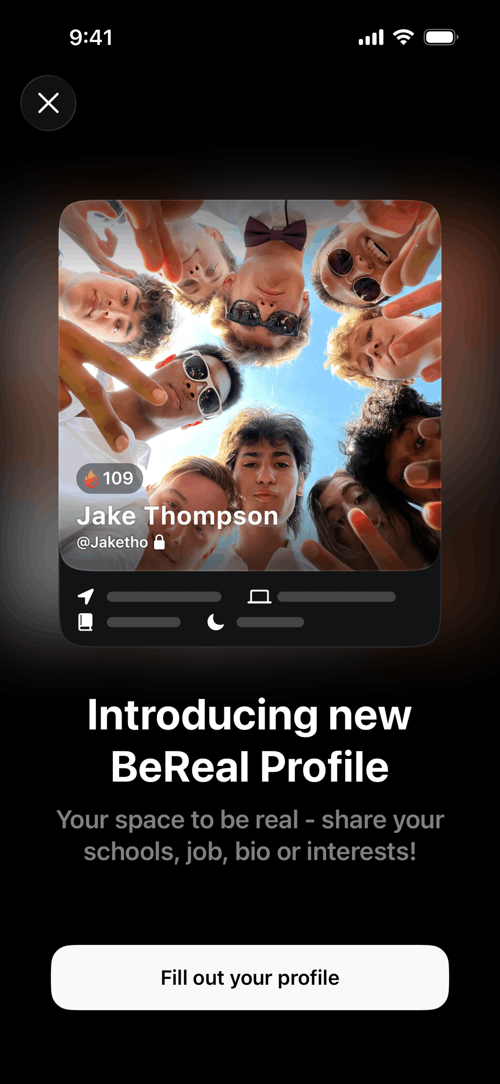 BeReal. iOS Photo & Video interface screenshot 12