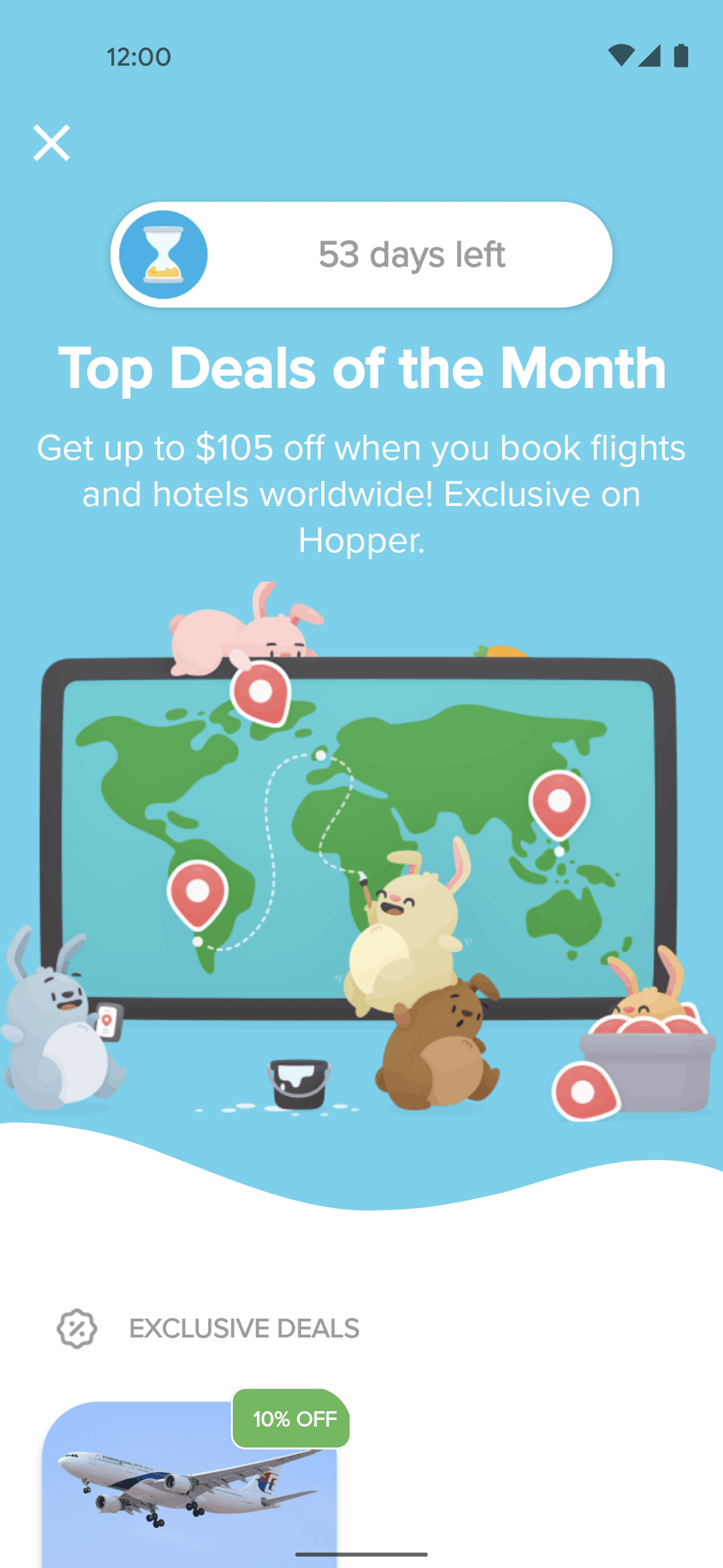 Hopper Android Travel & Transportation interface screenshot 22