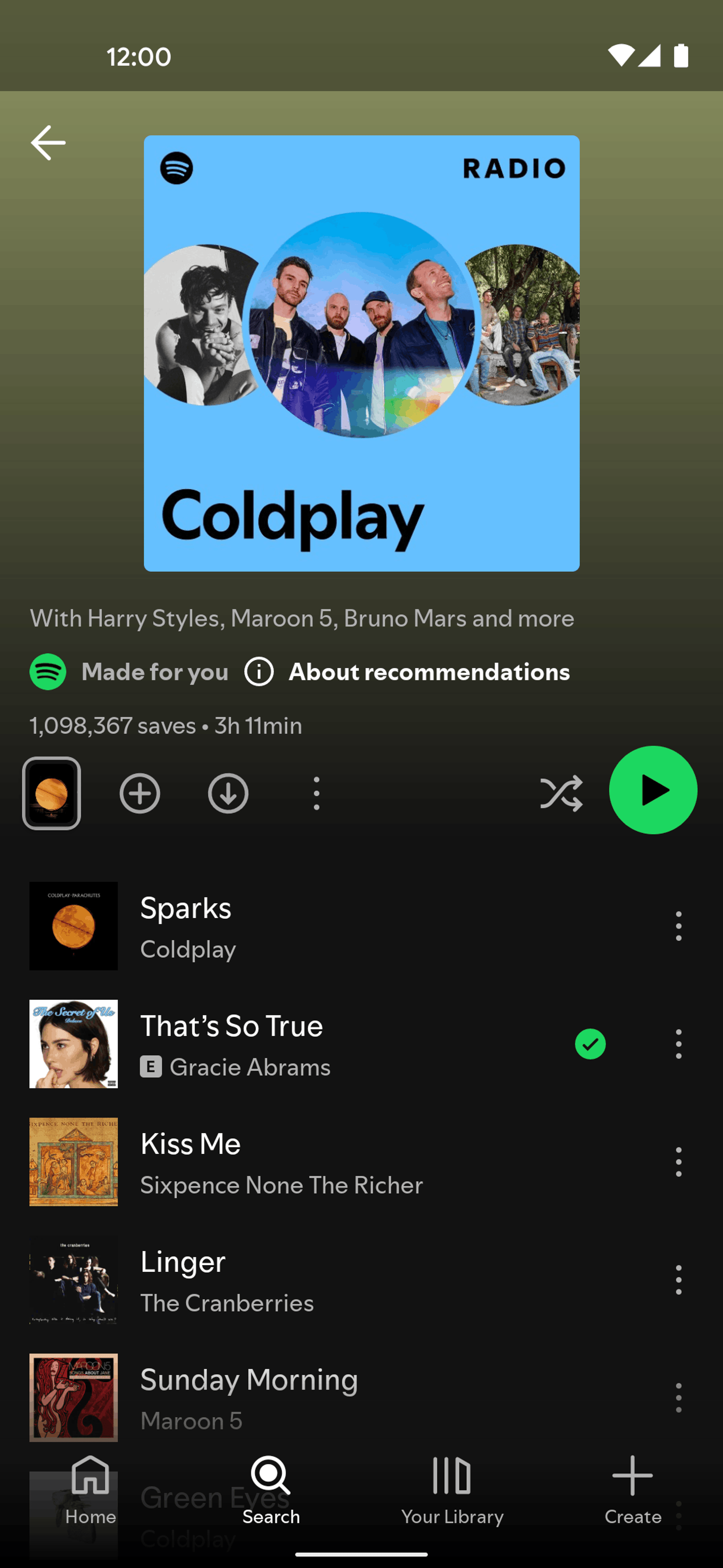 Spotify Android Music & Audio interface screenshot 10