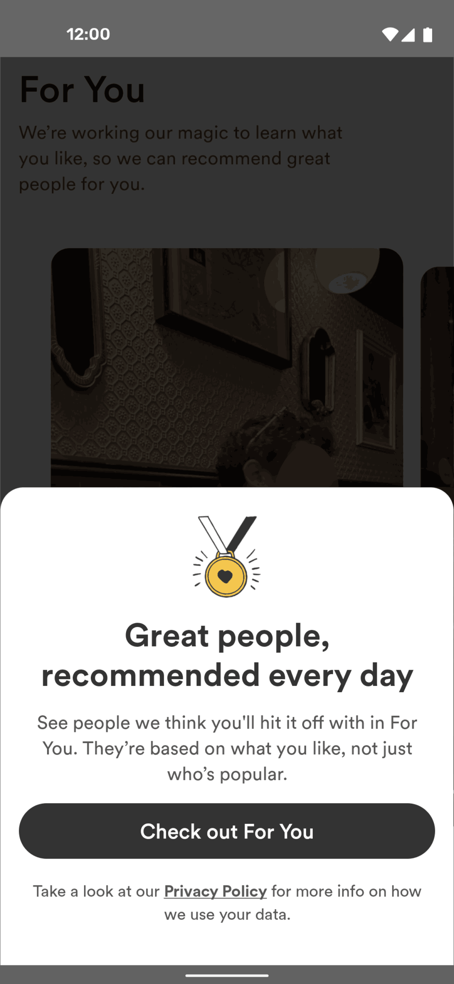 Bumble Android Lifestyle interface screenshot 21