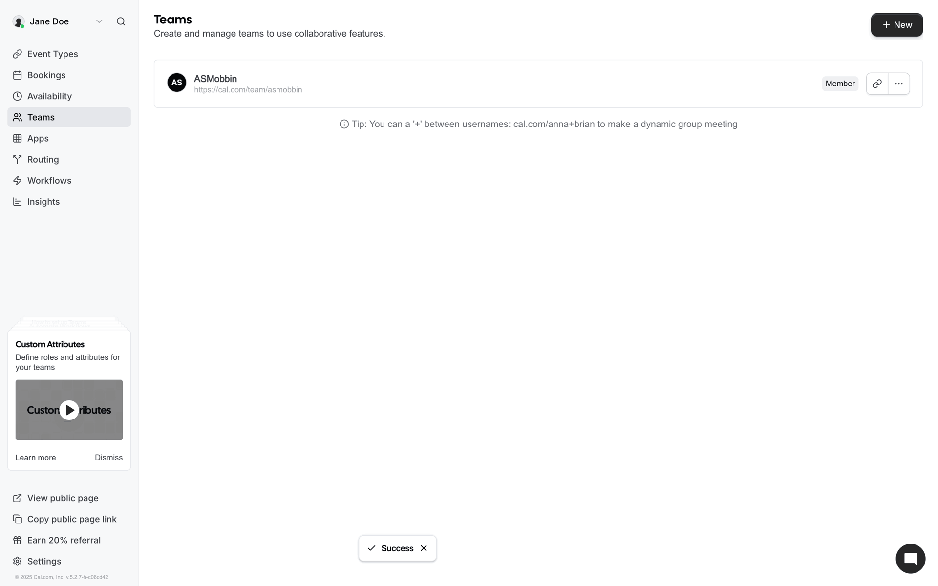 Cal.com Web AI interface screenshot 14