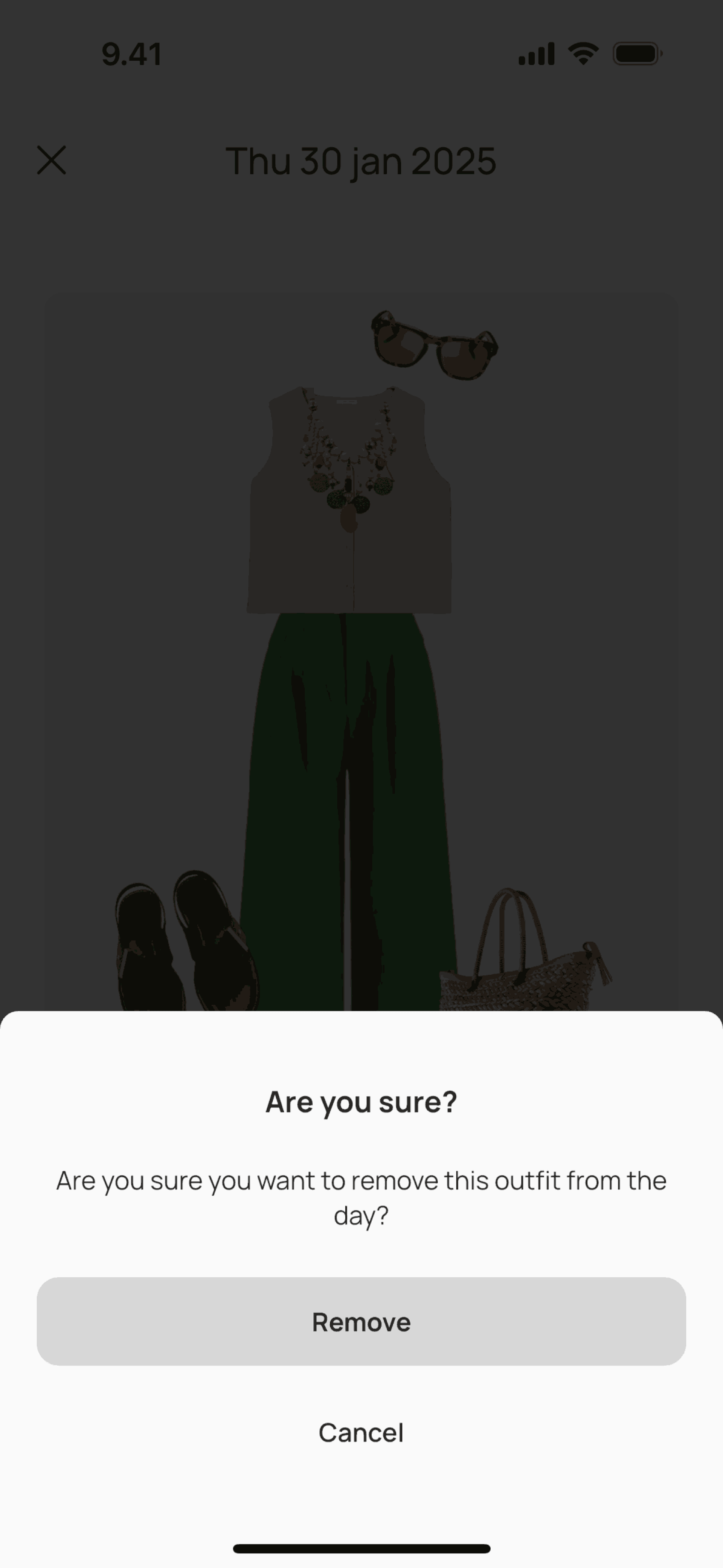 Whering iOS Lifestyle interface screenshot 8