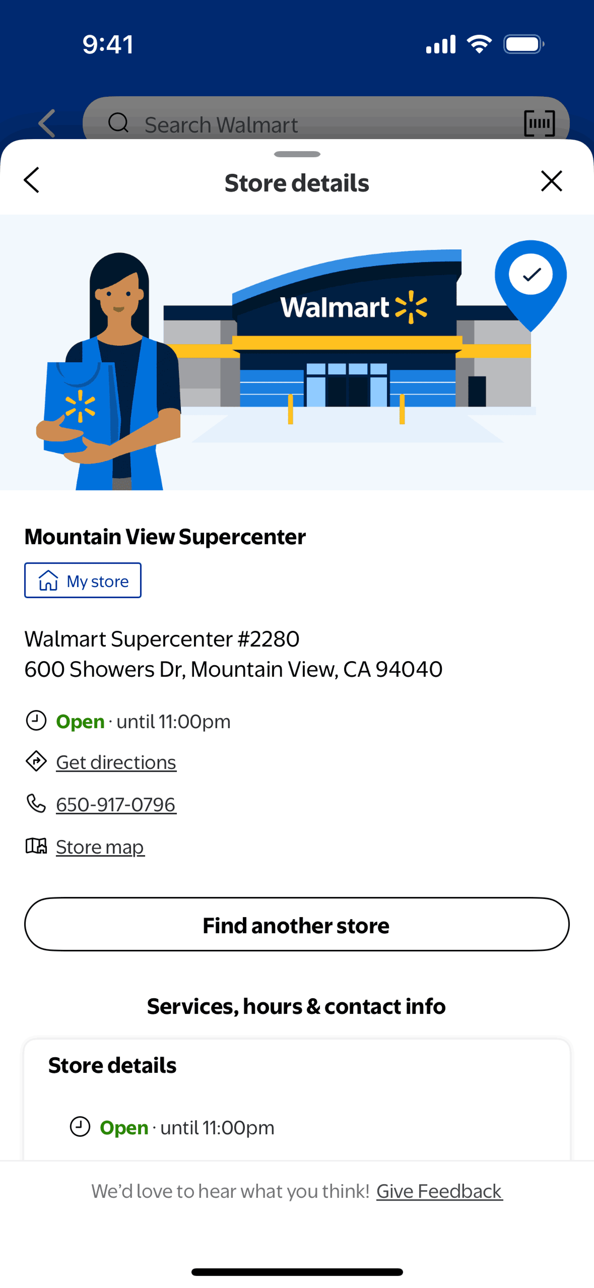 Walmart iOS Shopping interface screenshot 15