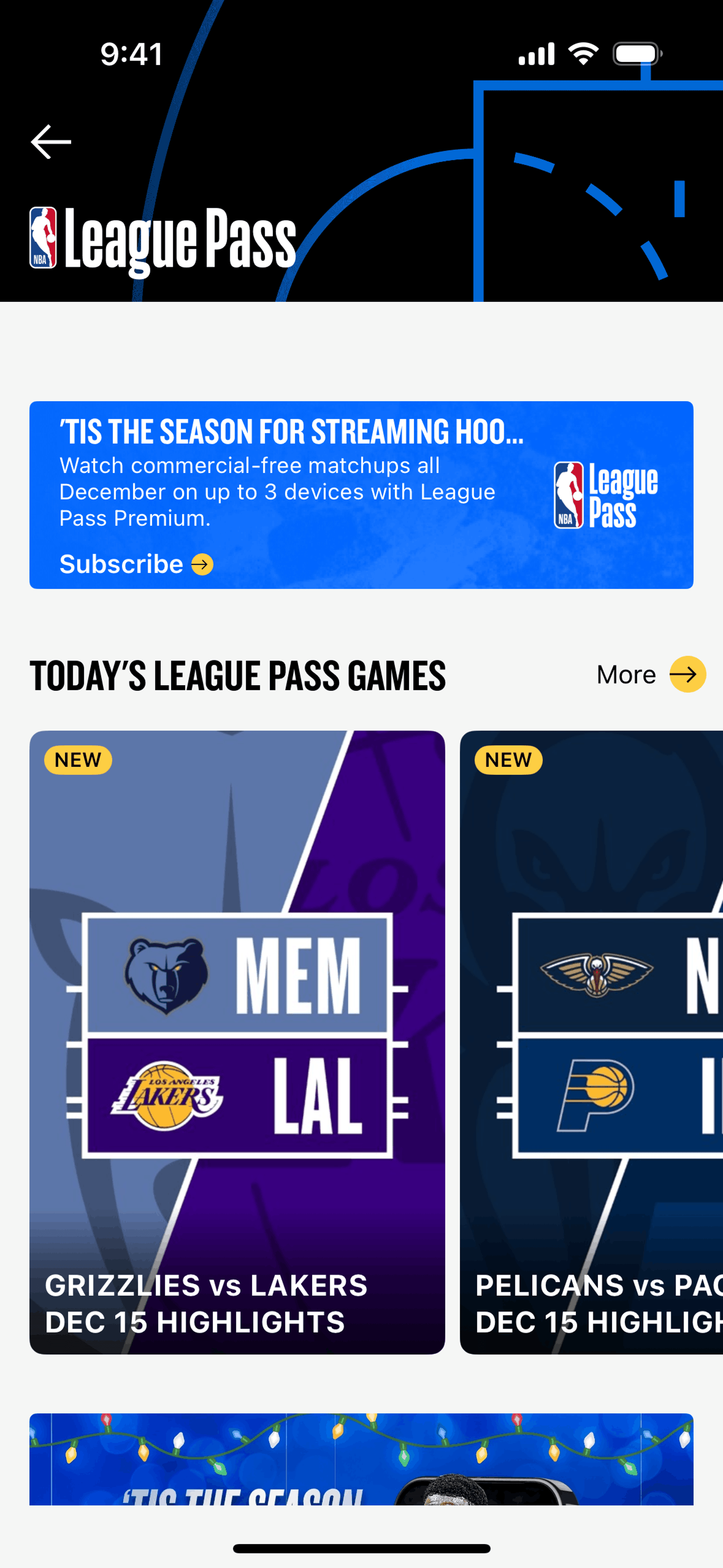 NBA iOS Sports interface screenshot 16