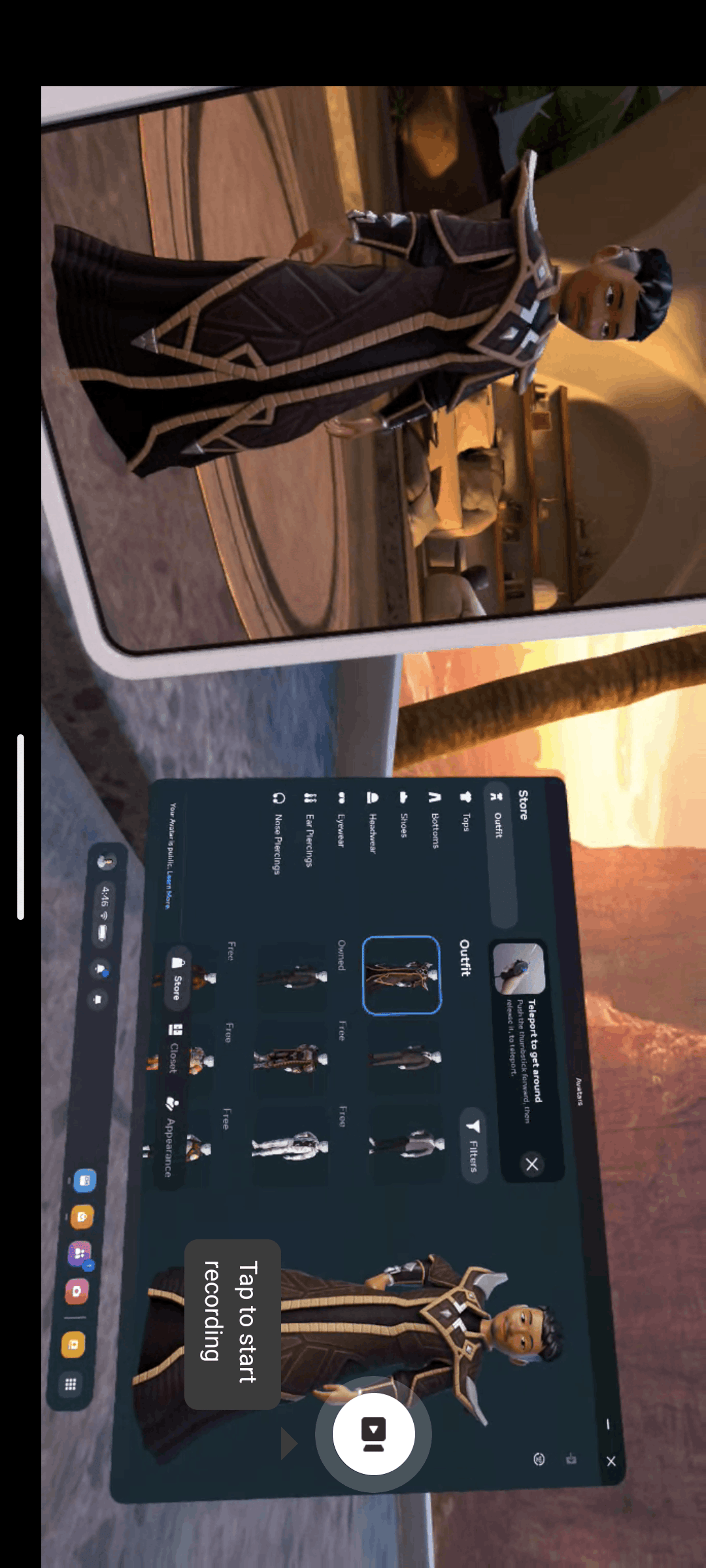 Meta Quest Android Entertainment interface screenshot 4