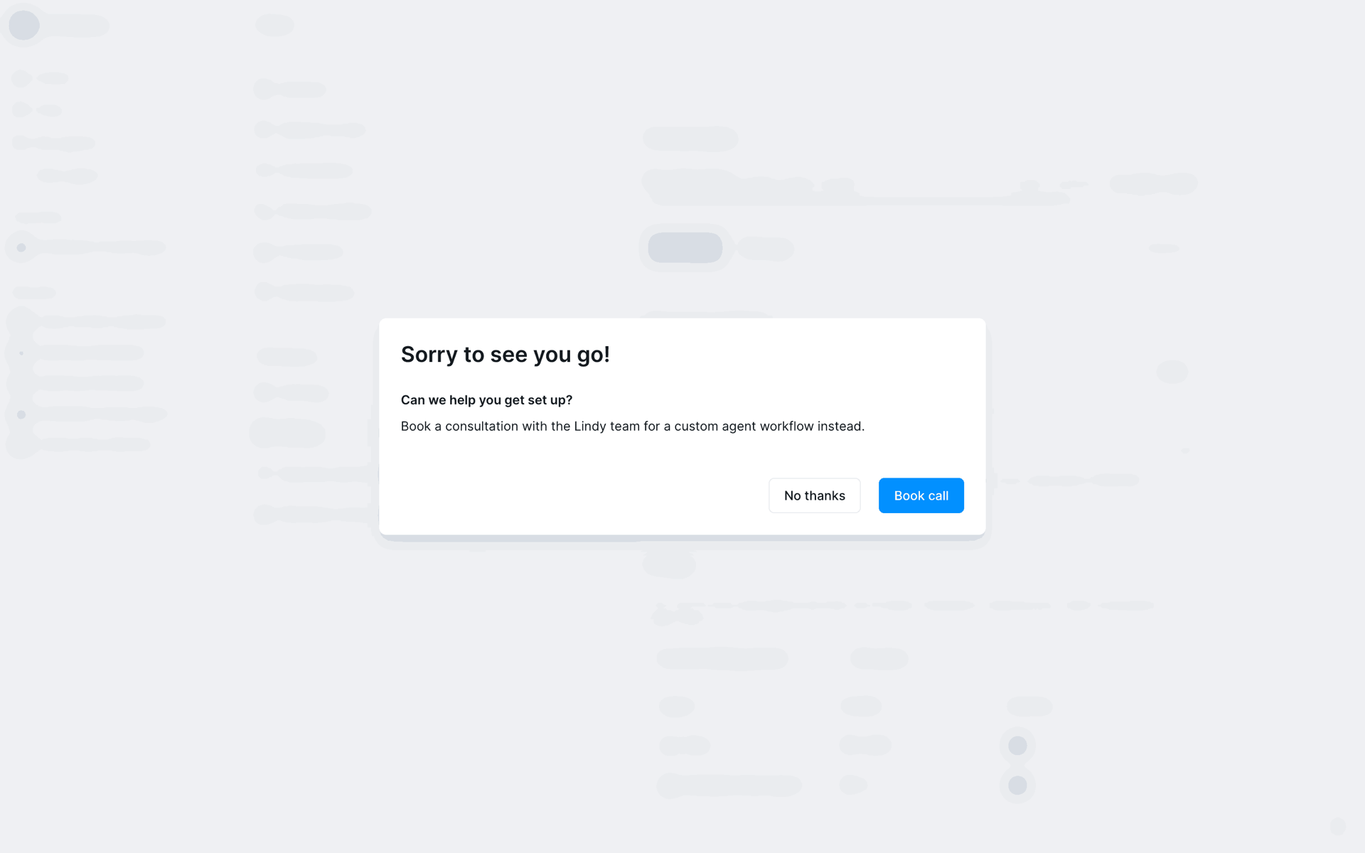 Lindy Web AI interface screenshot 22