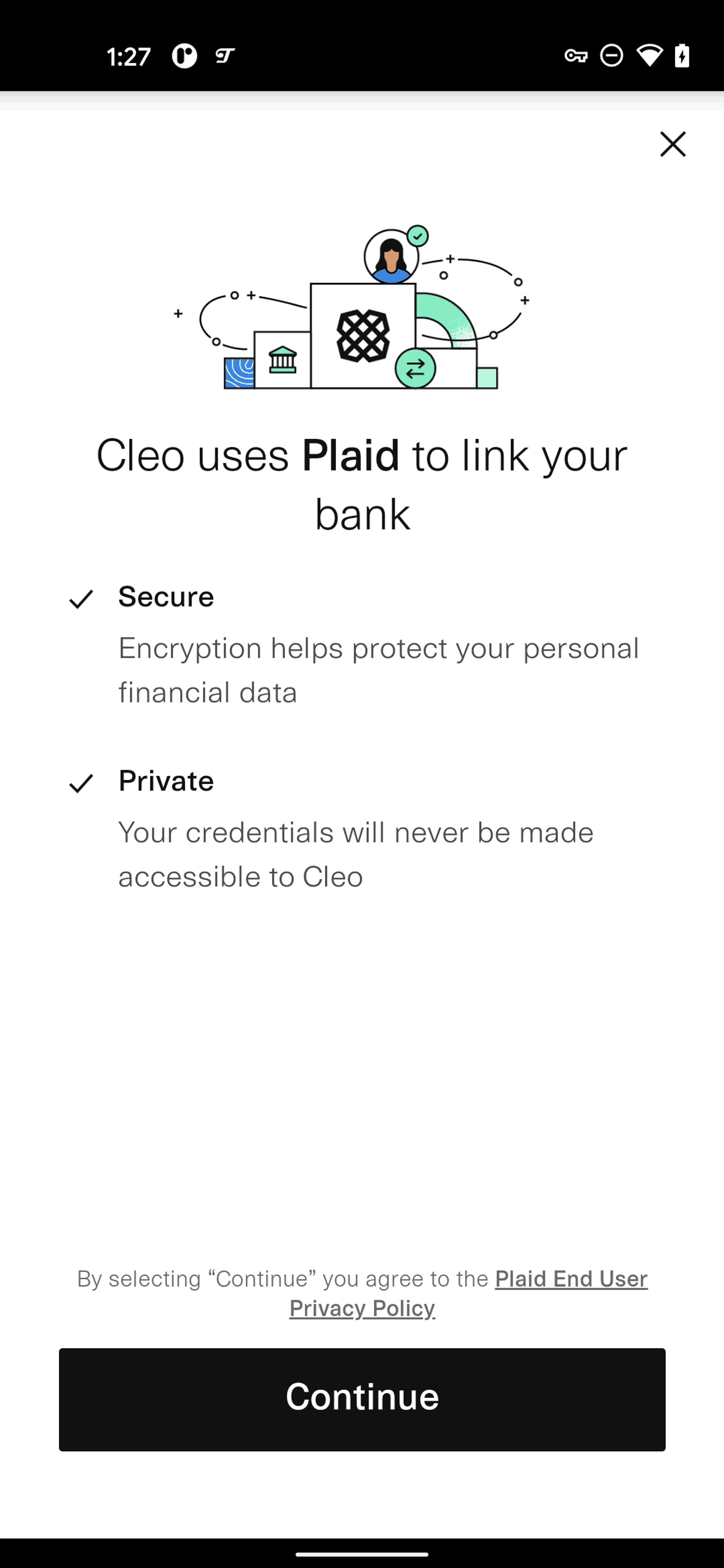 Cleo Android Finance interface screenshot 19