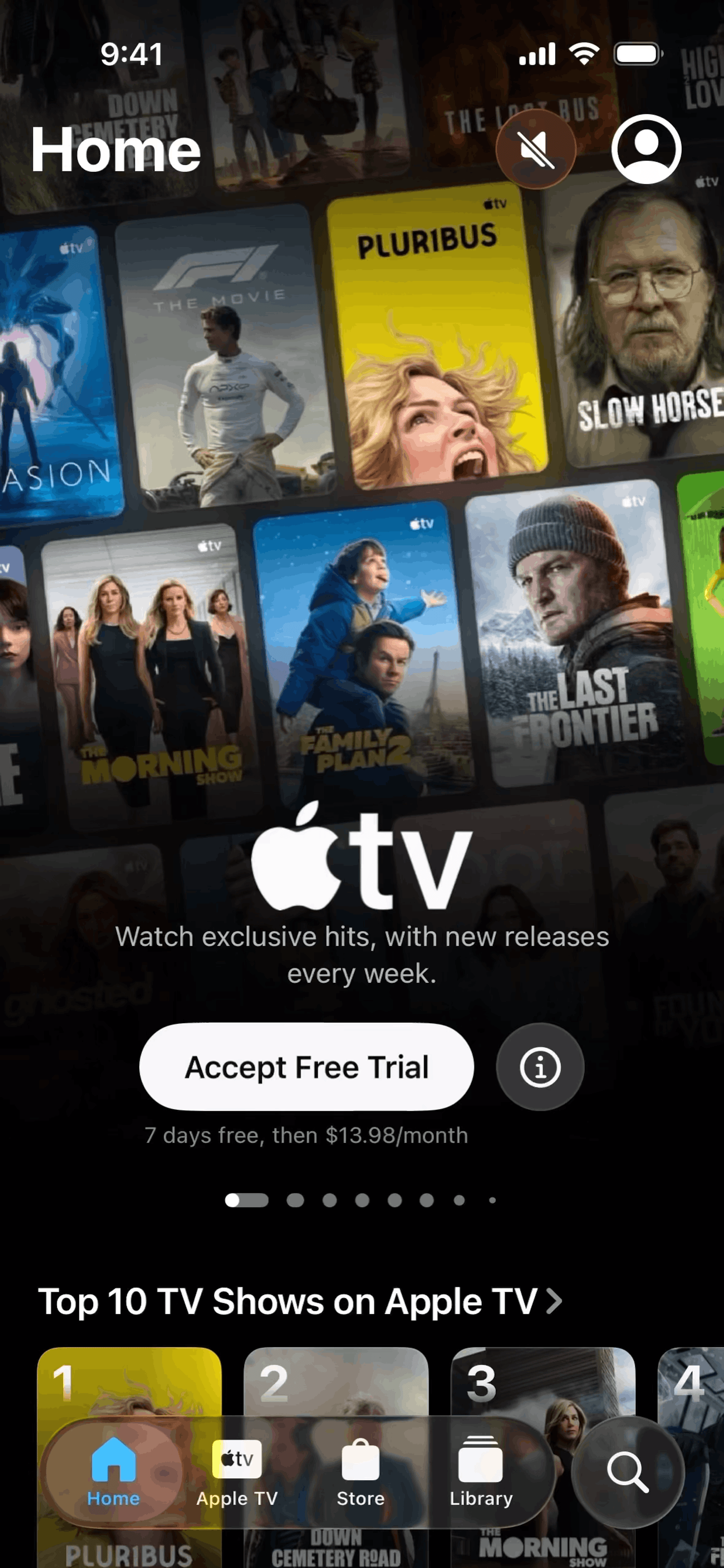Apple TV iOS Entertainment interface screenshot 18