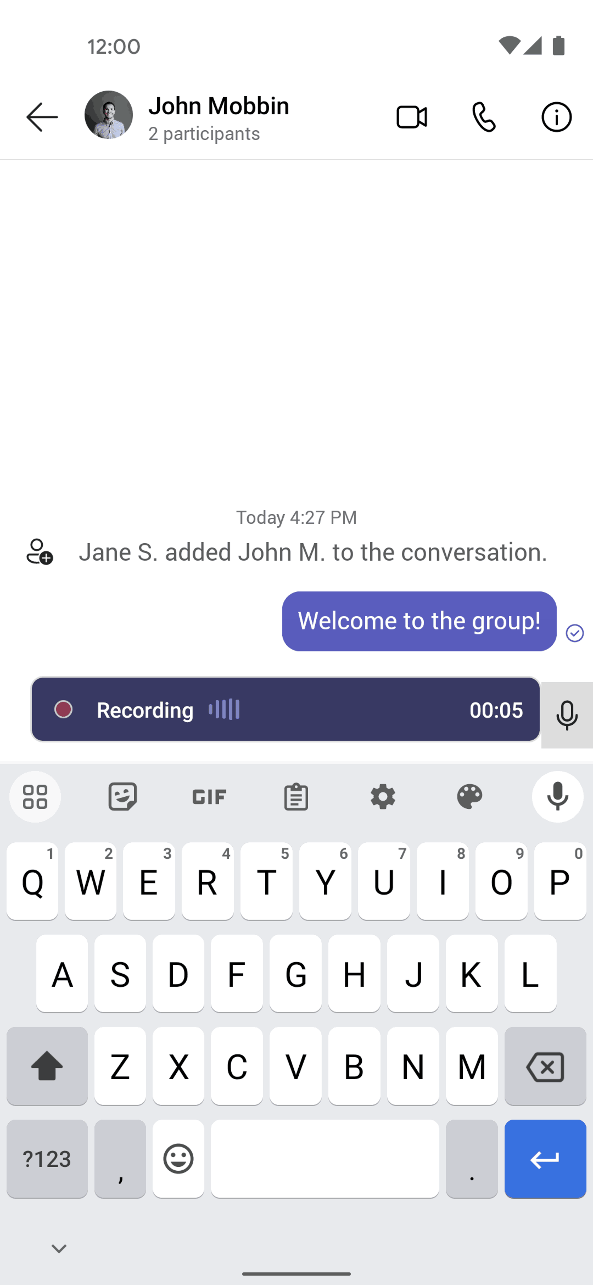 Microsoft Teams Android Business interface screenshot 15