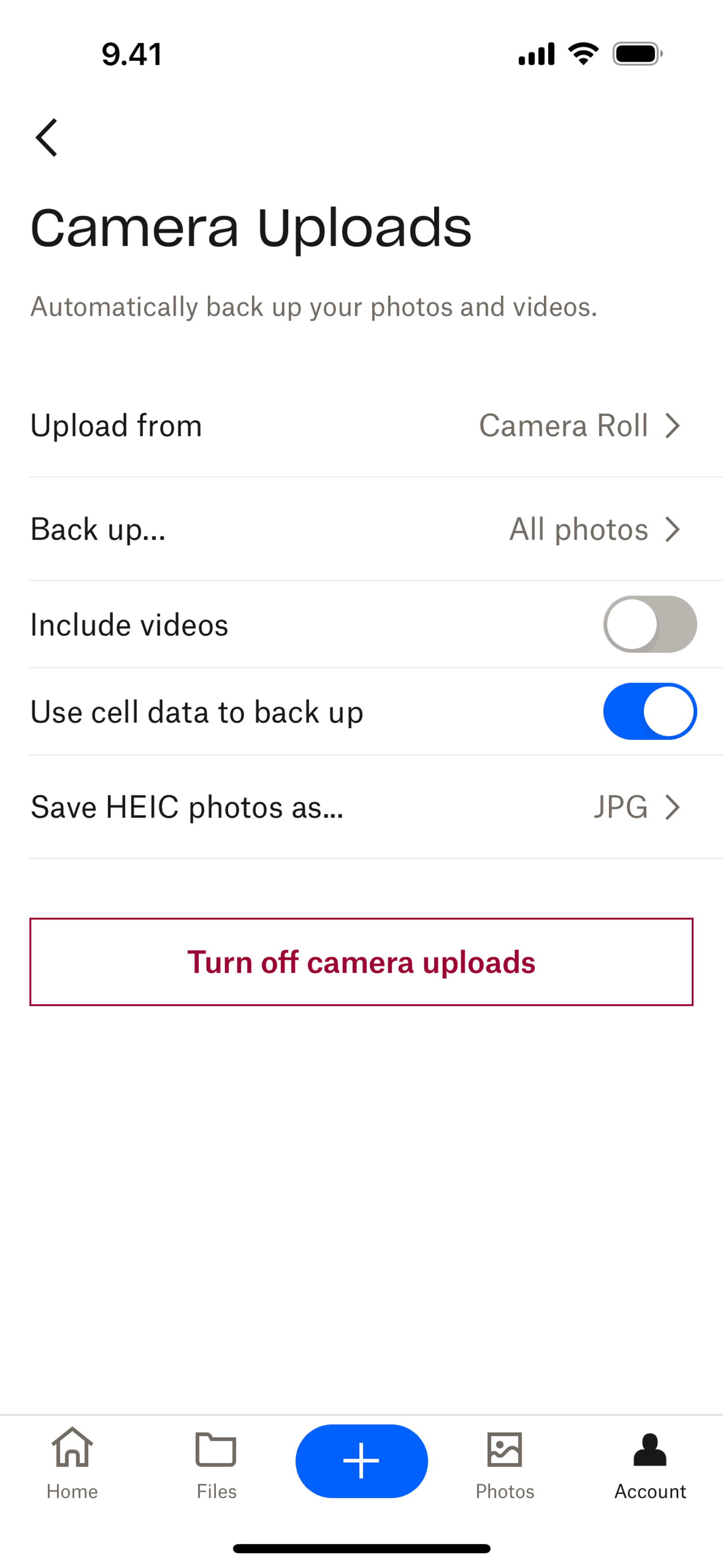 Dropbox iOS Productivity interface screenshot 19