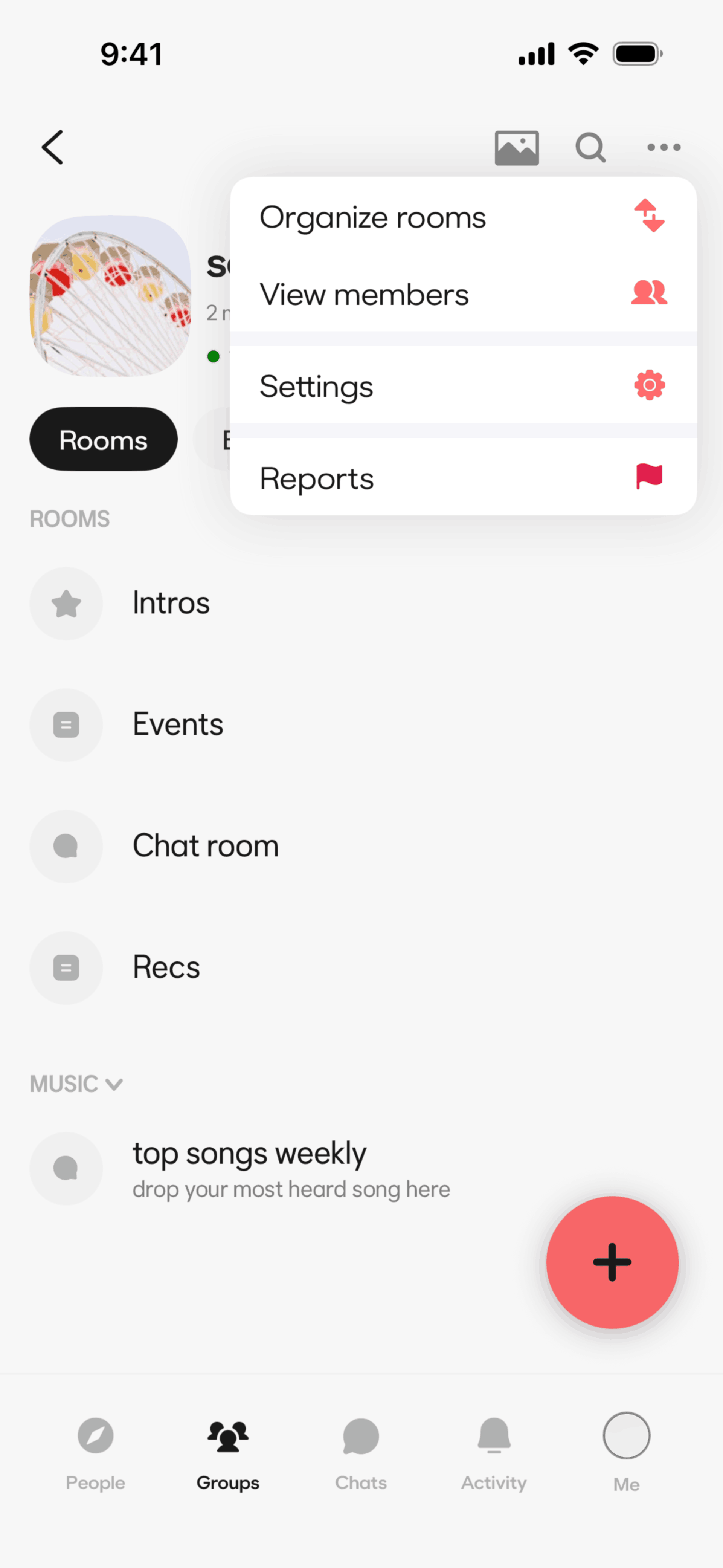 BFF iOS Social Networking interface screenshot 18