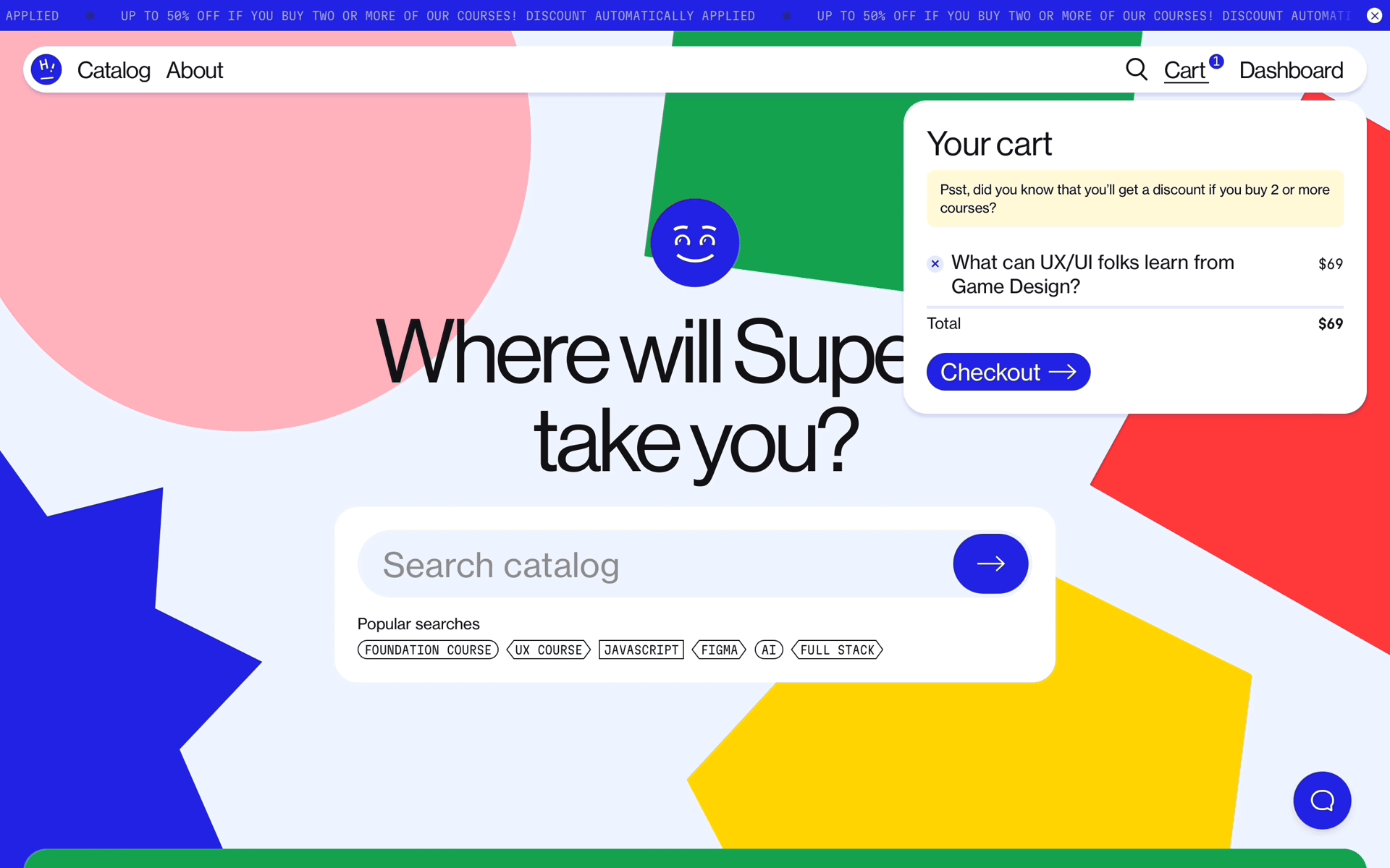 SuperHi Web Education interface screenshot 11