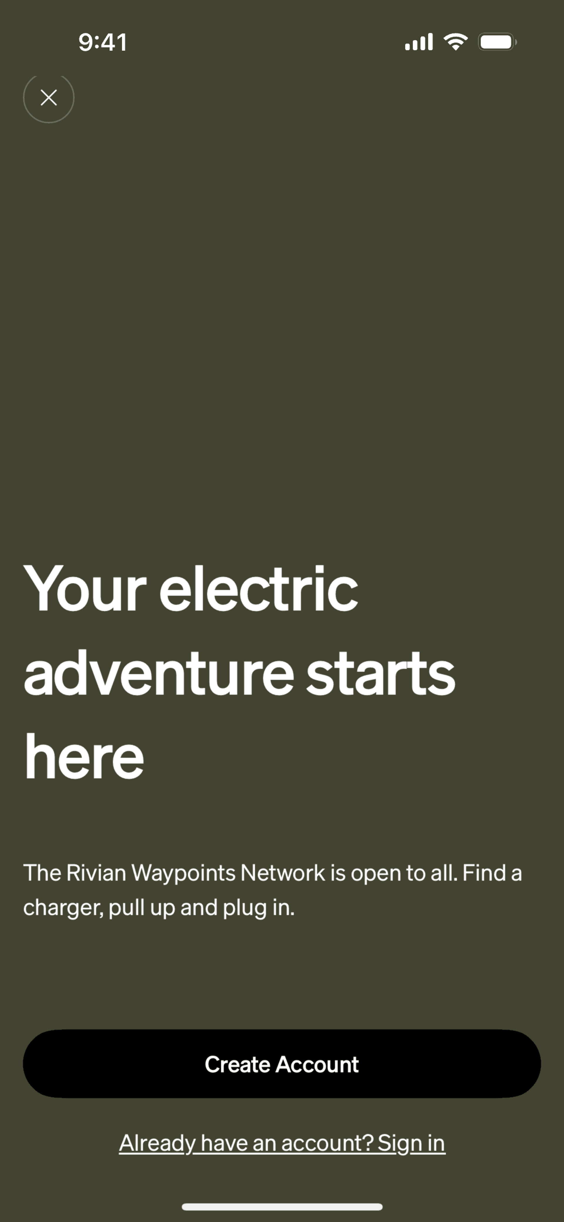 Rivian iOS Travel & Transportation interface screenshot 3
