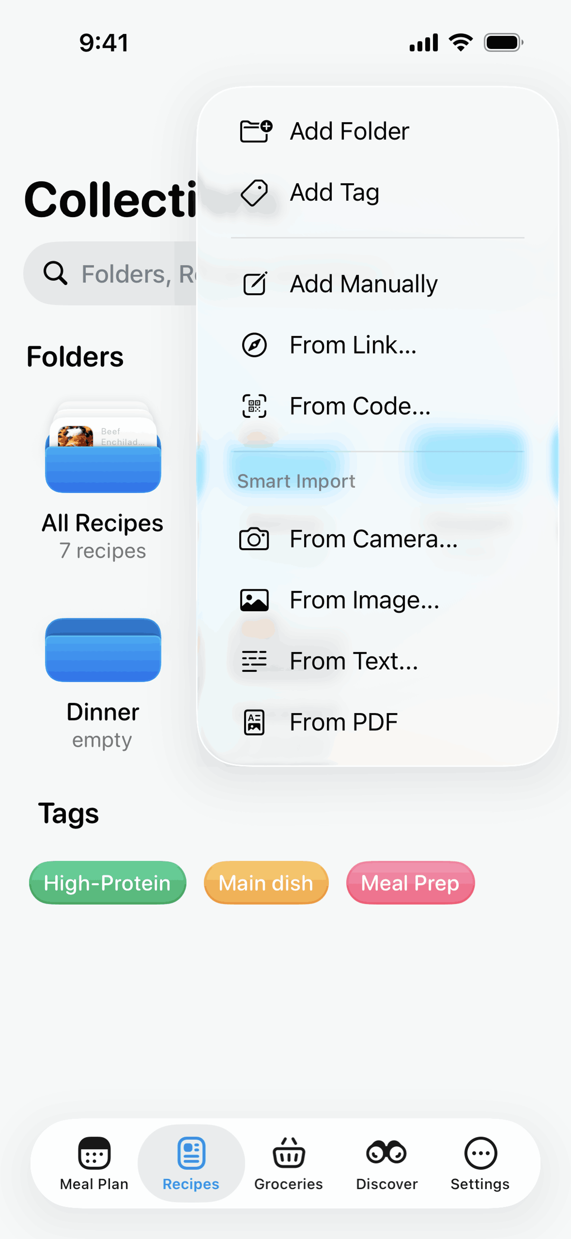 Crouton iOS Food & Drink interface screenshot 23