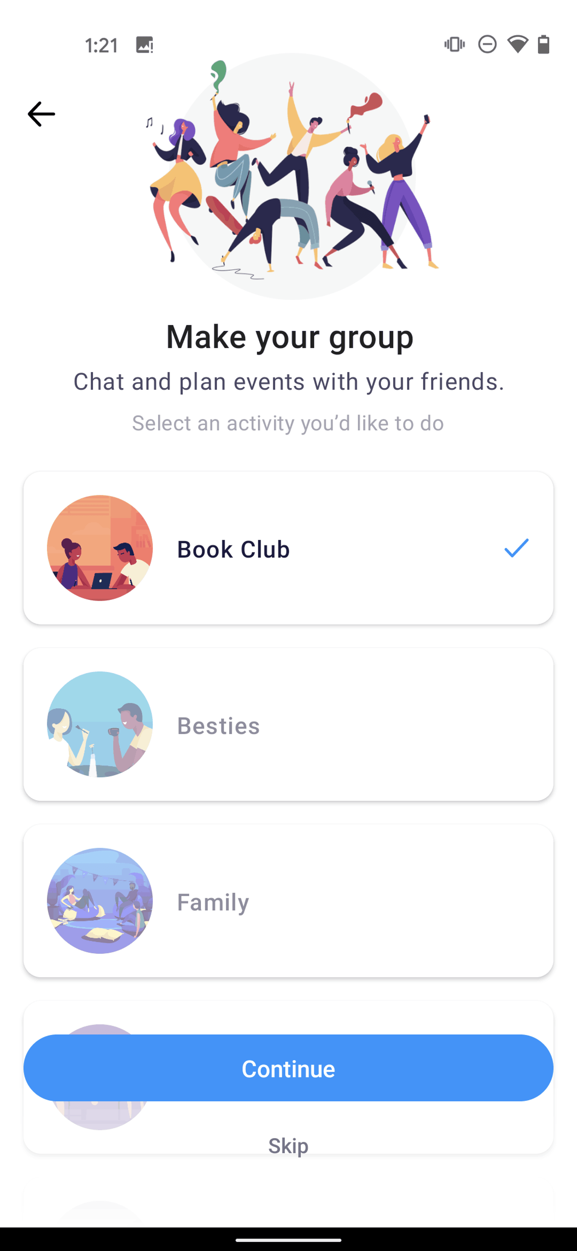 IRL Android Social Networking interface screenshot 16