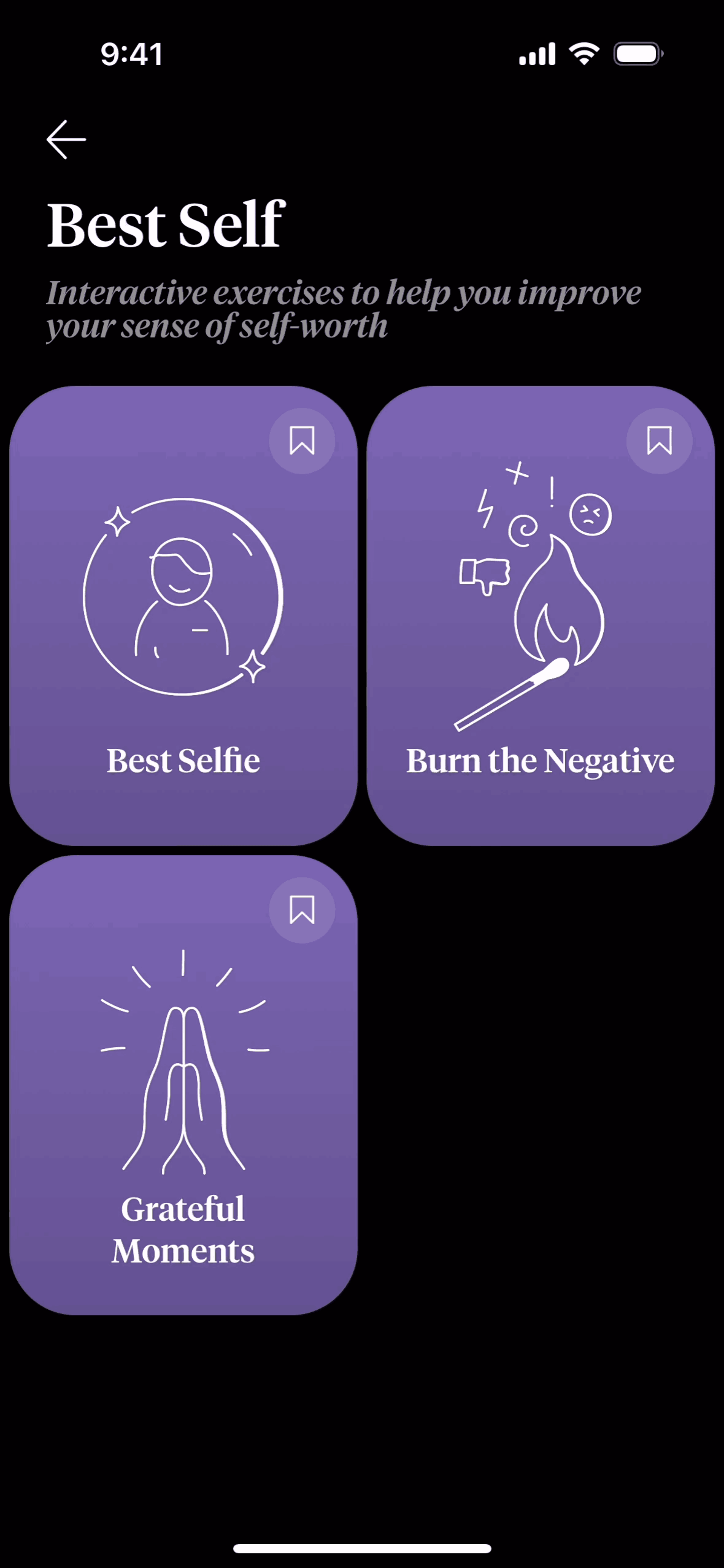 How We Feel iOS Health & Fitness interface screenshot 21