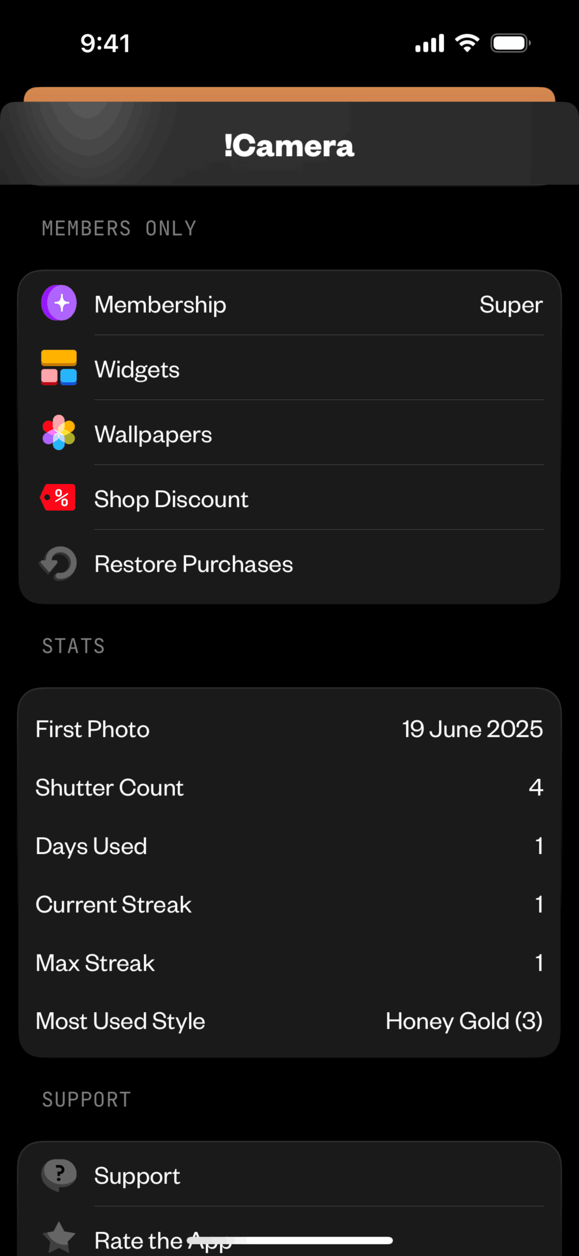 (Not Boring) Camera iOS Photo & Video interface screenshot 18