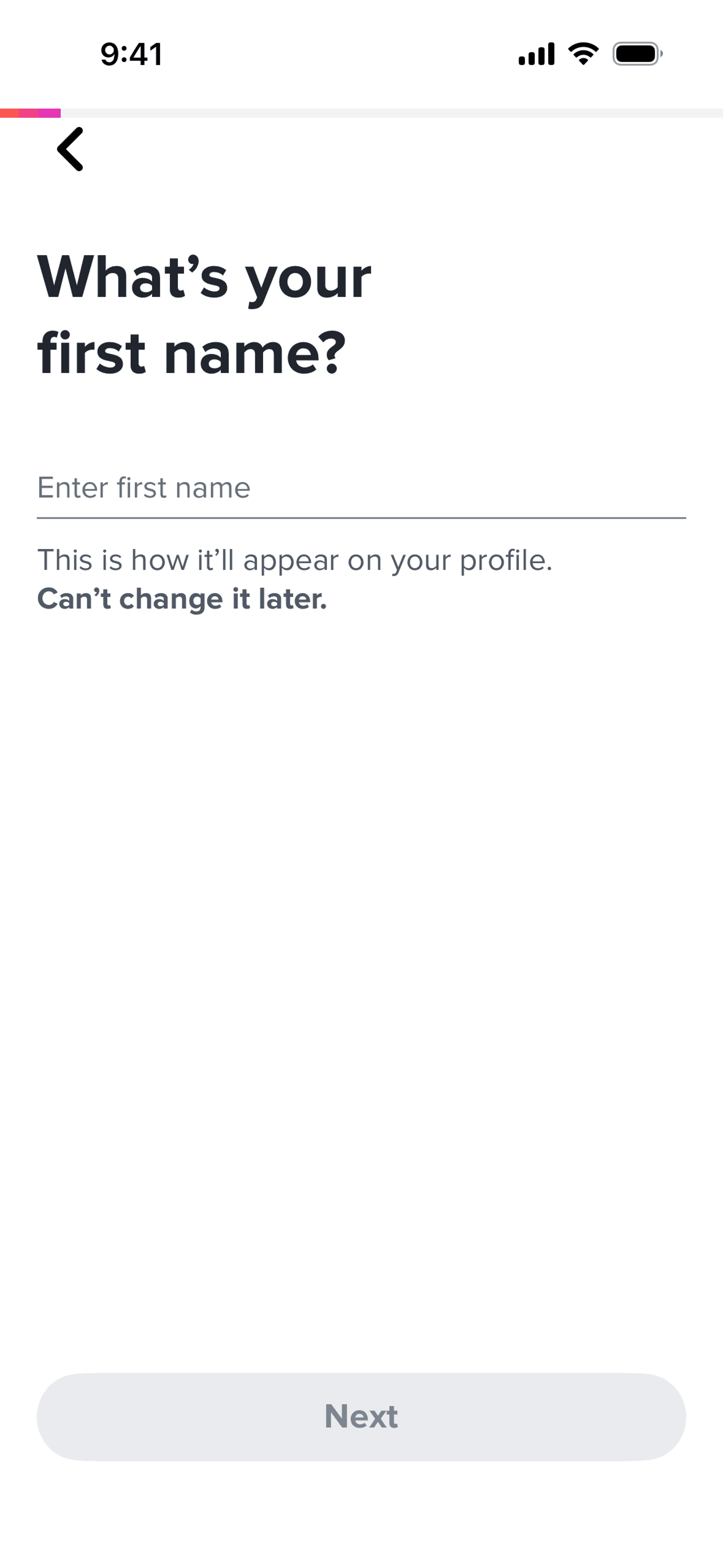 Tinder iOS Social Networking interface screenshot 15