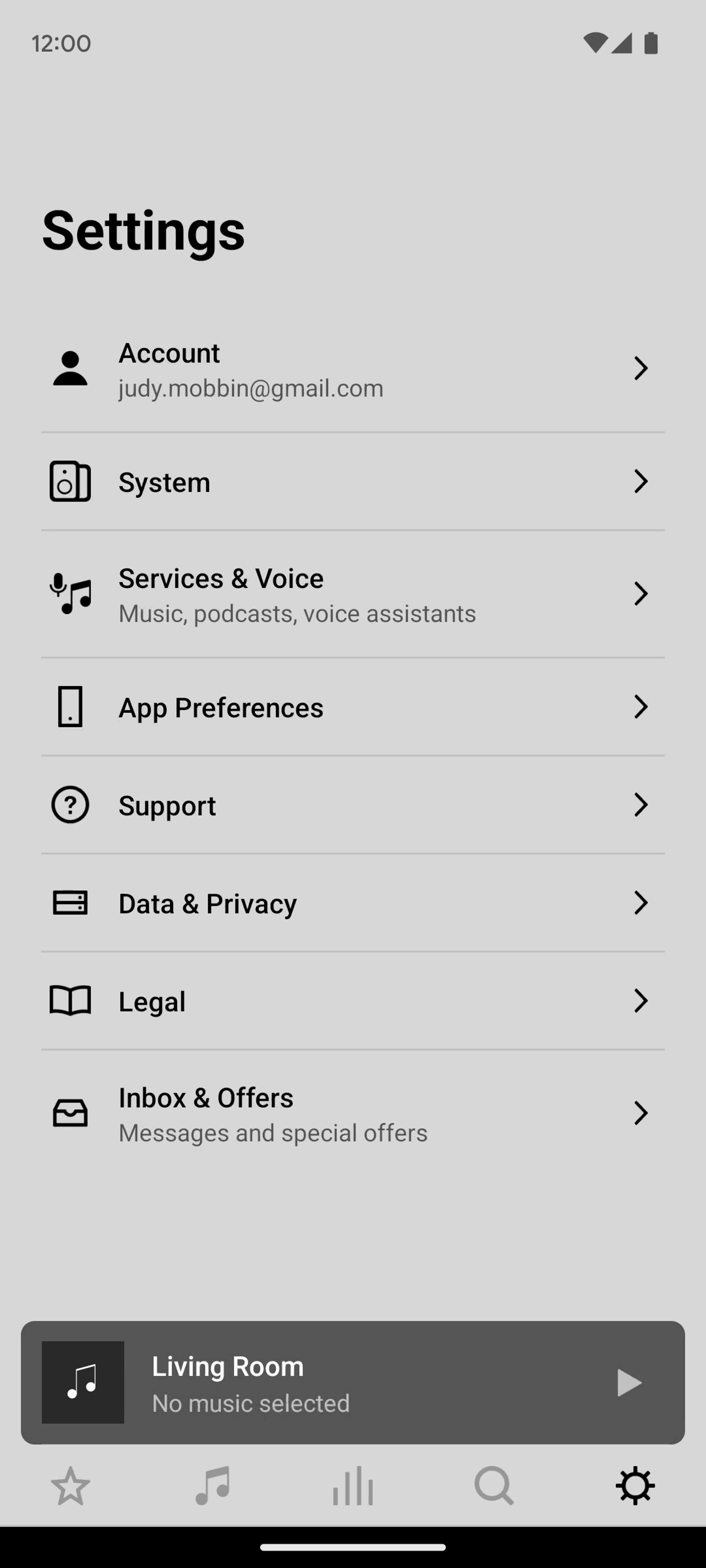 Sonos Android Music & Audio interface screenshot 3
