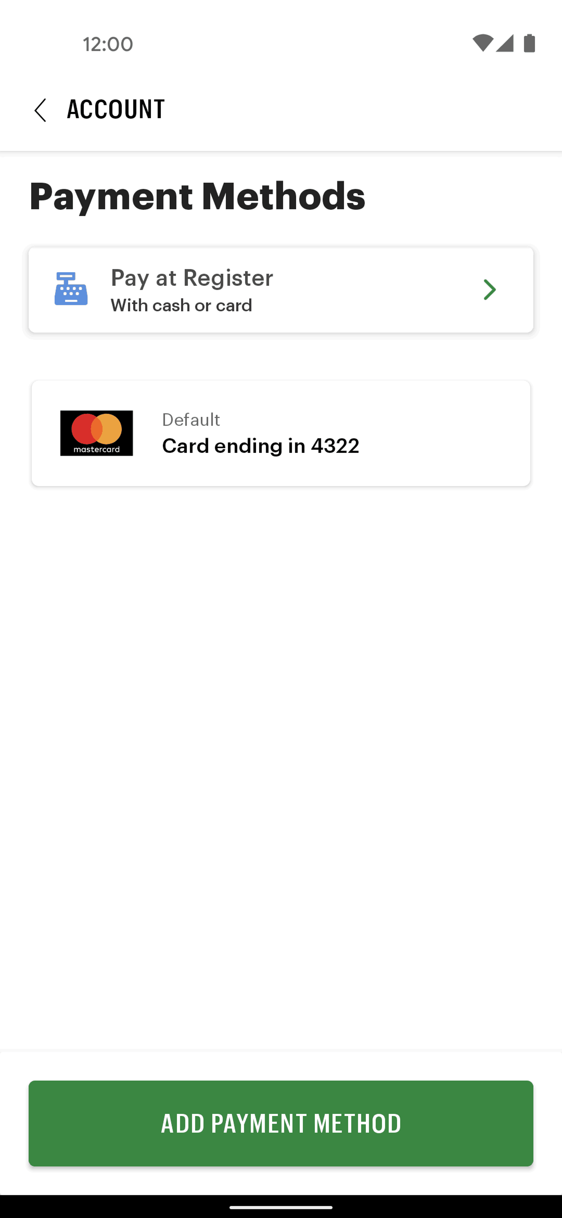 Subway Android Food & Drink interface screenshot 10