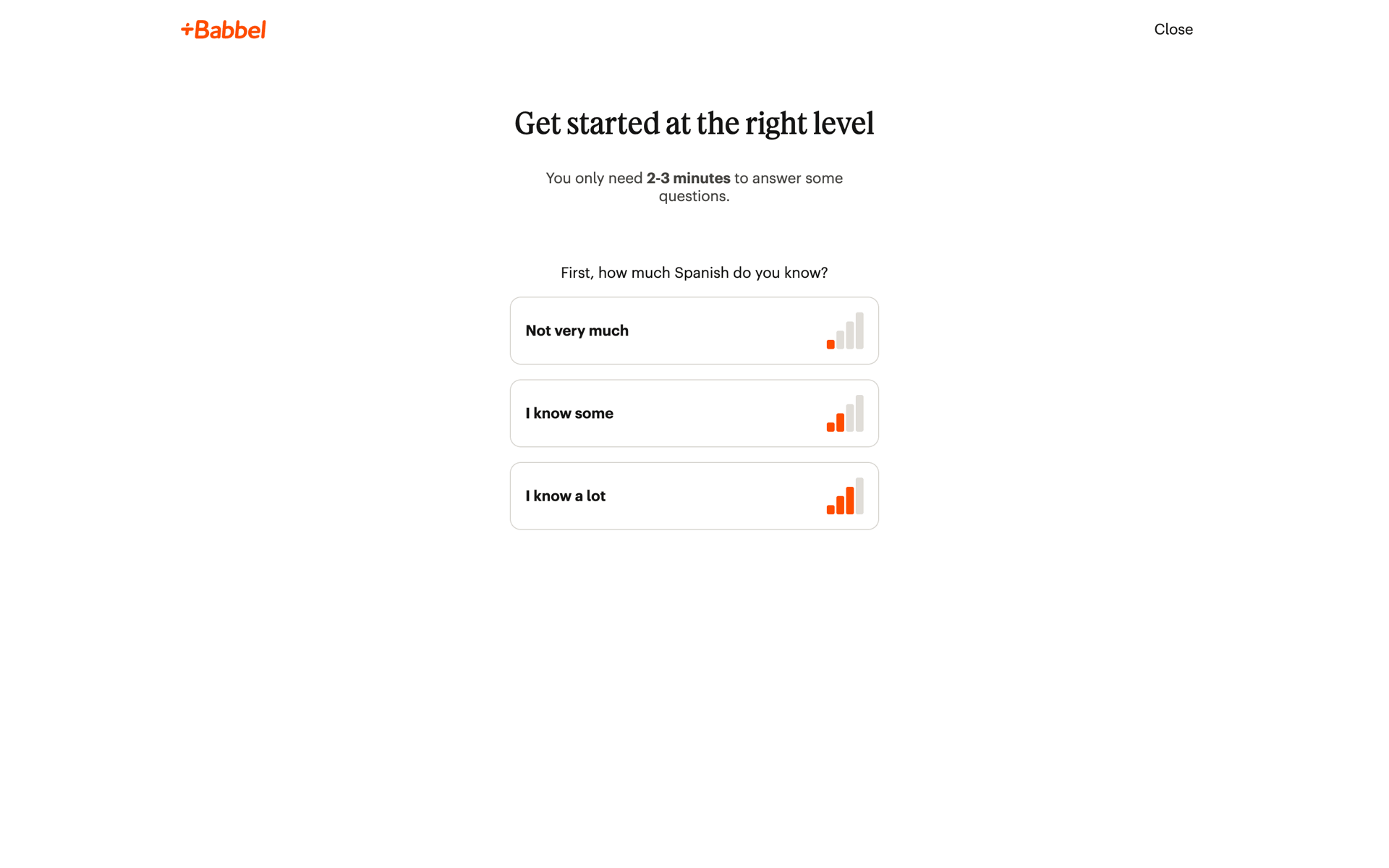Babbel Web Education interface screenshot 8