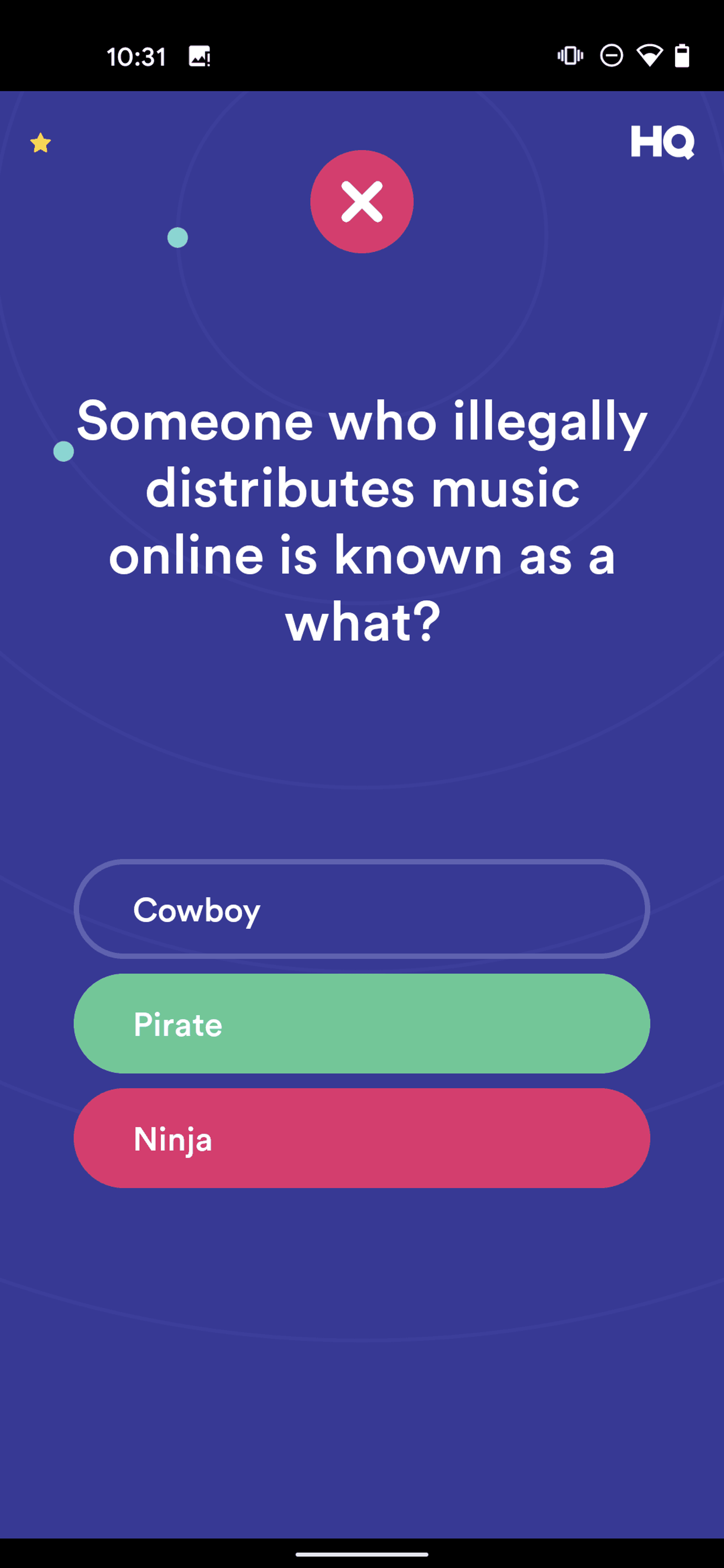 HQ Trivia Android Entertainment interface screenshot 18
