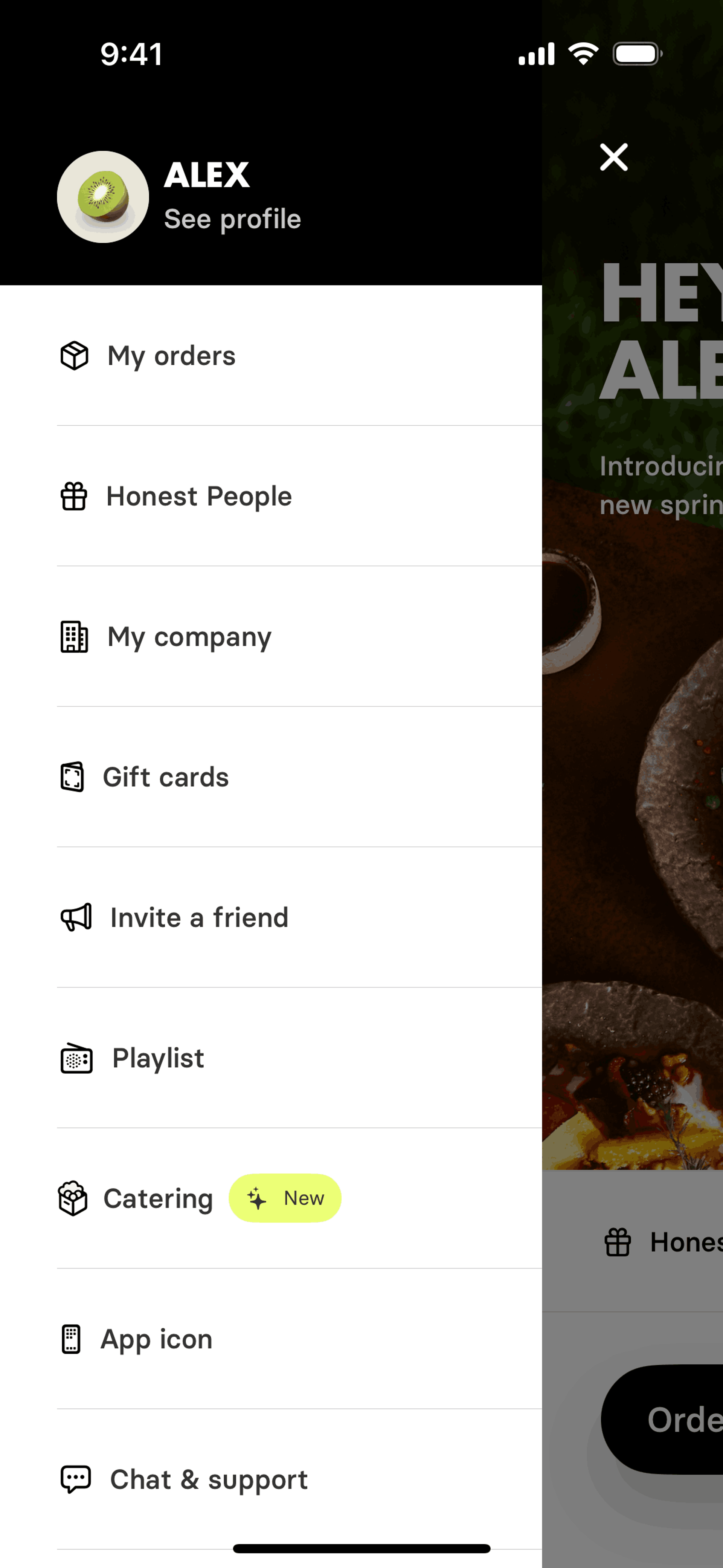Honest Greens iOS Food & Drink interface screenshot 12