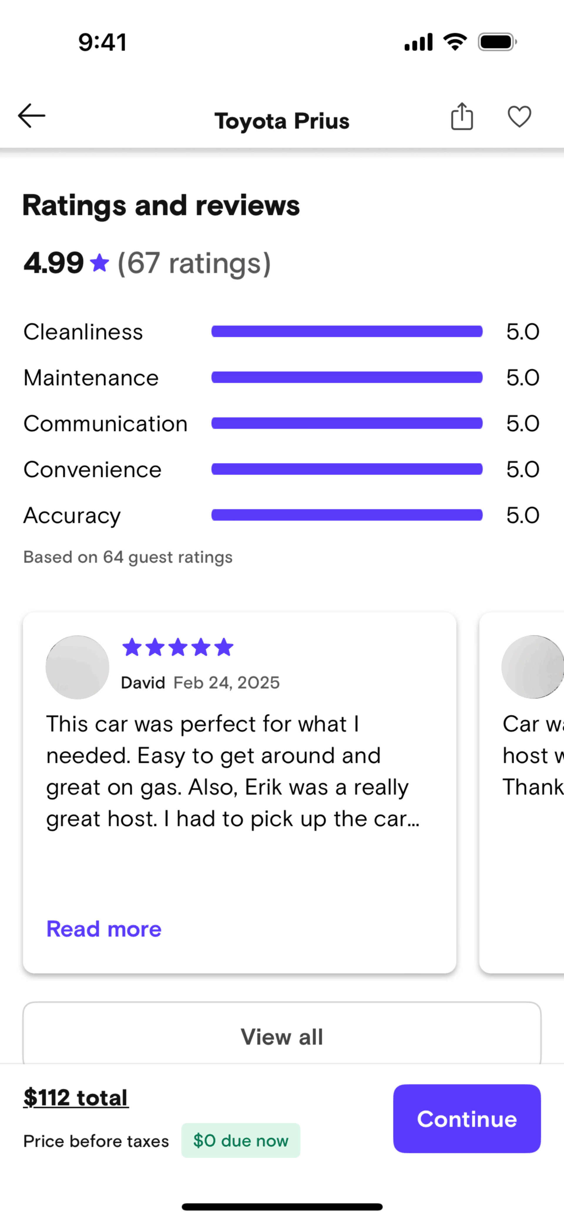 Turo iOS Travel & Transportation interface screenshot 4