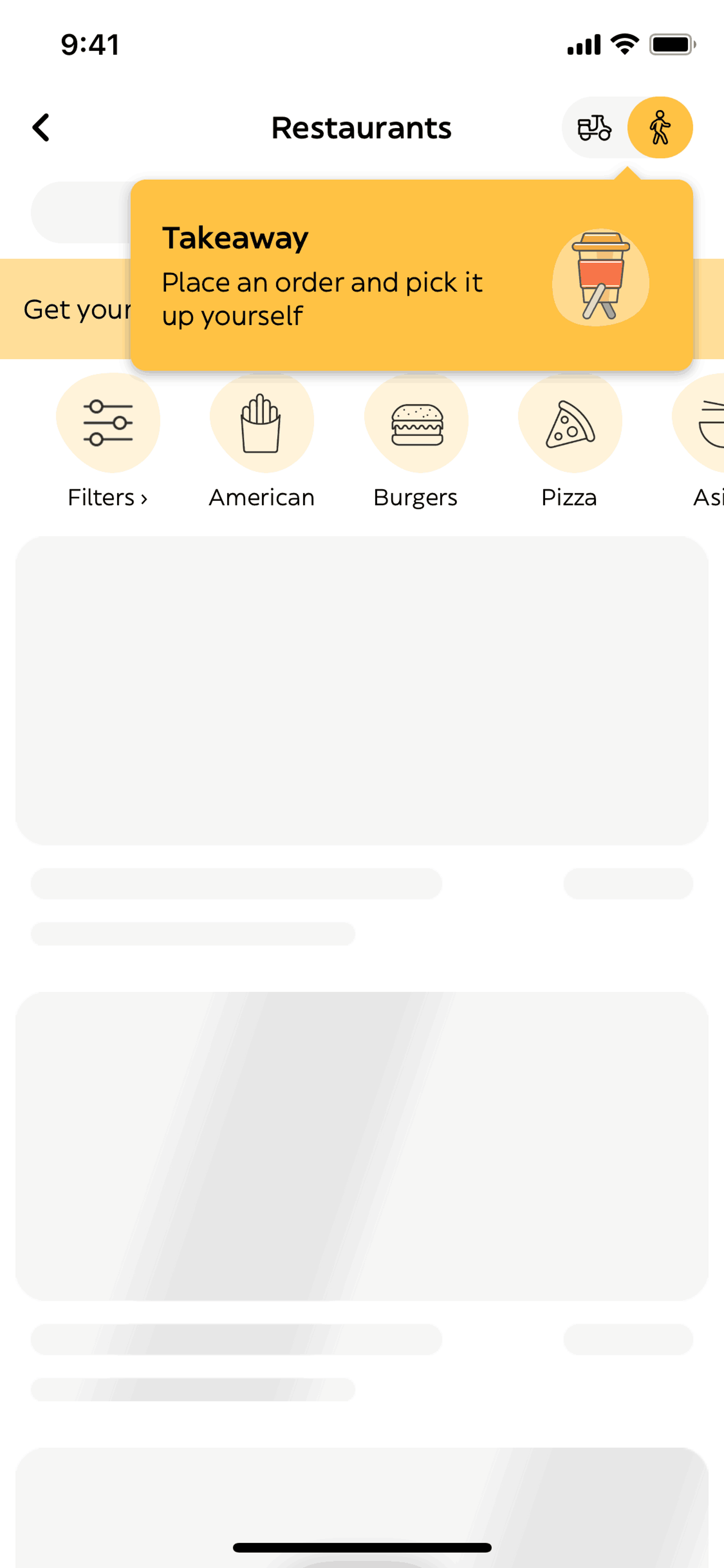 Glovo iOS Lifestyle interface screenshot 8