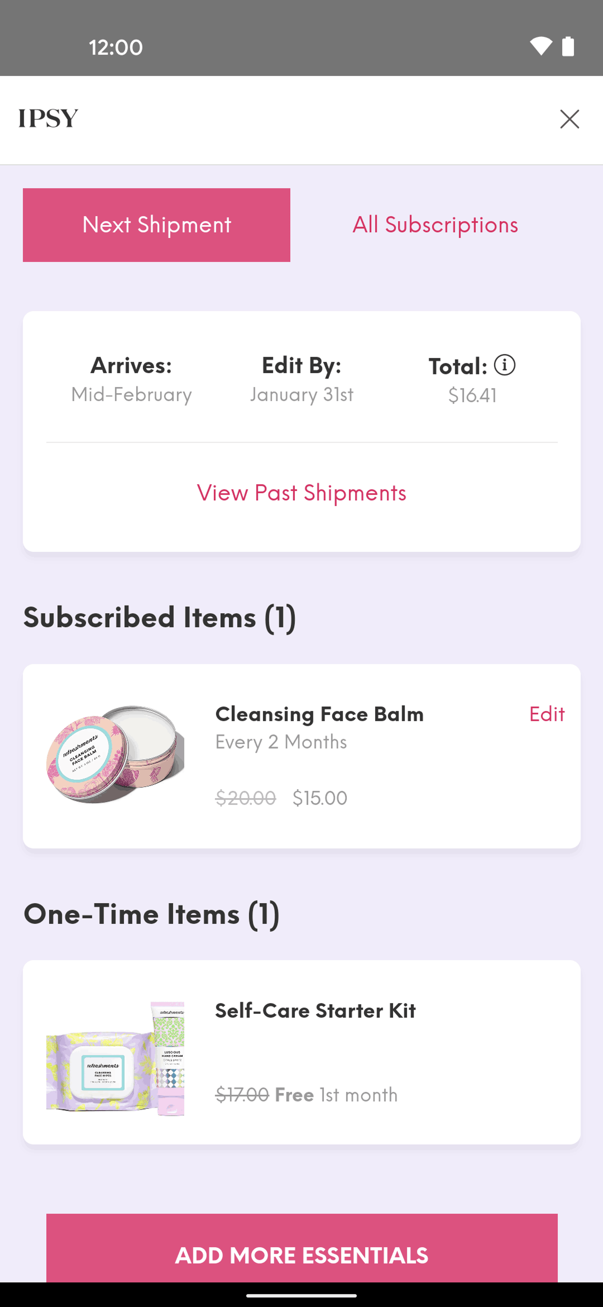 IPSY Android Shopping interface screenshot 13