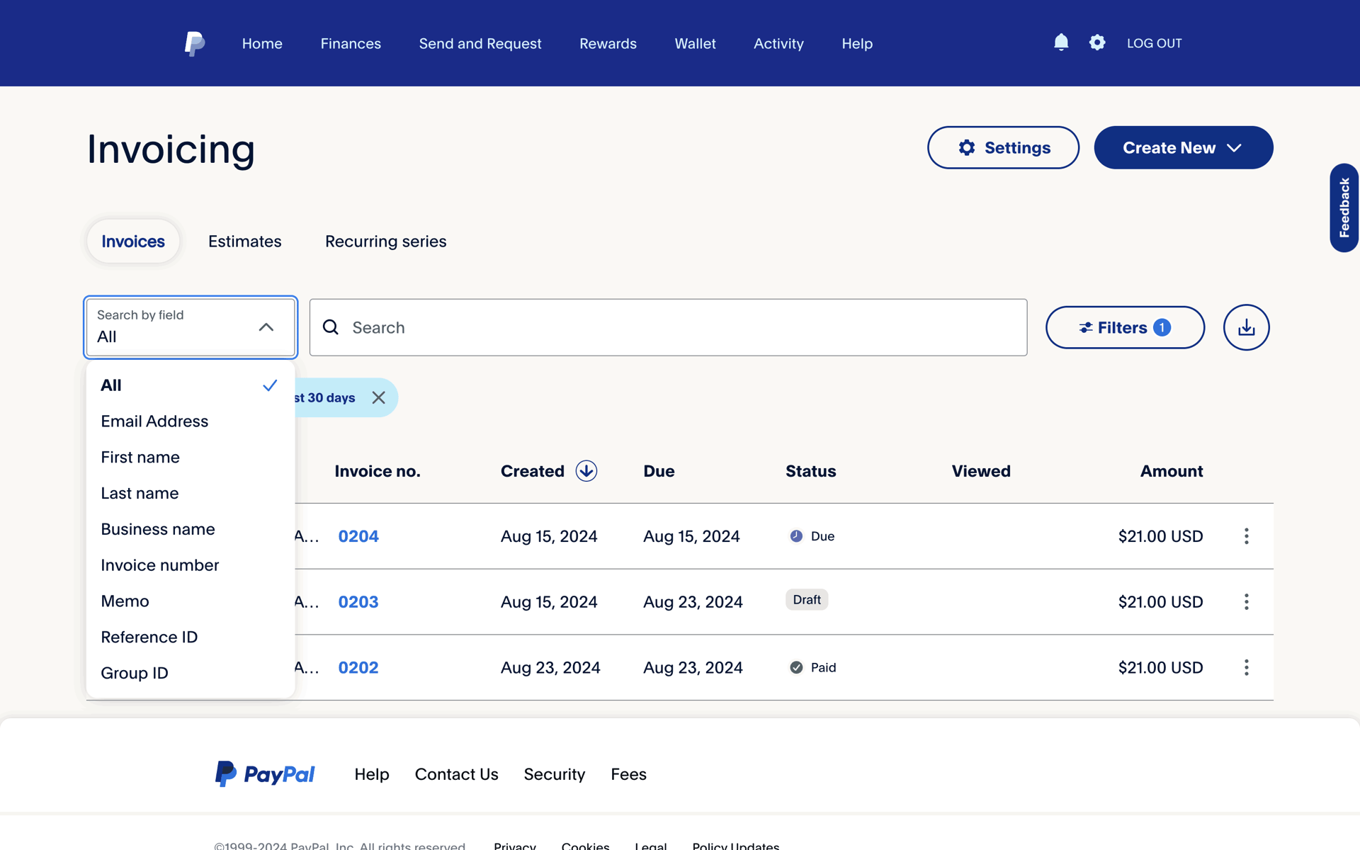 PayPal Web Finance interface screenshot 16