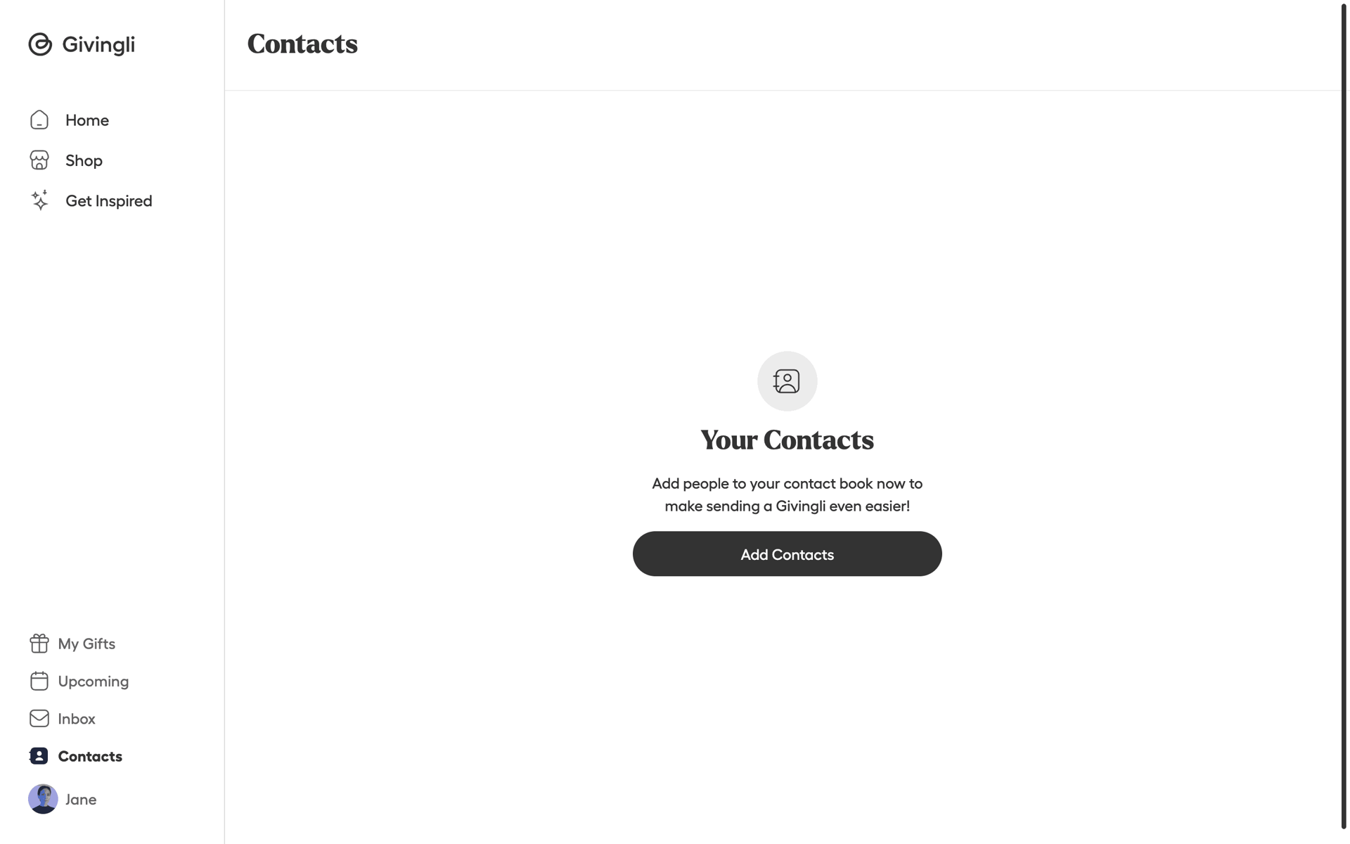 Givingli Web Lifestyle interface screenshot 21