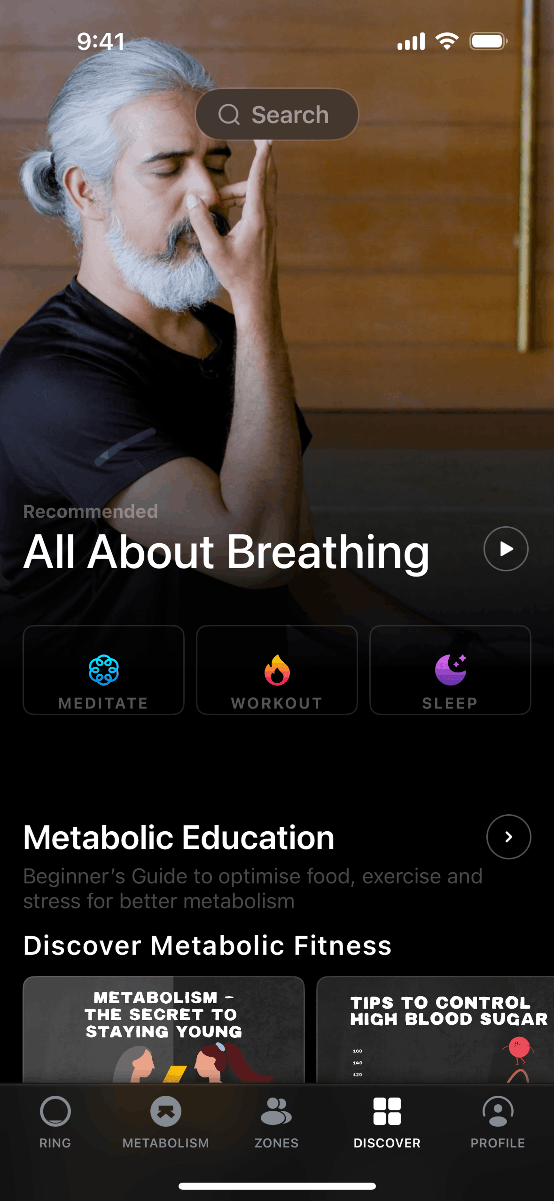 Ultrahuman iOS Health & Fitness interface screenshot 20