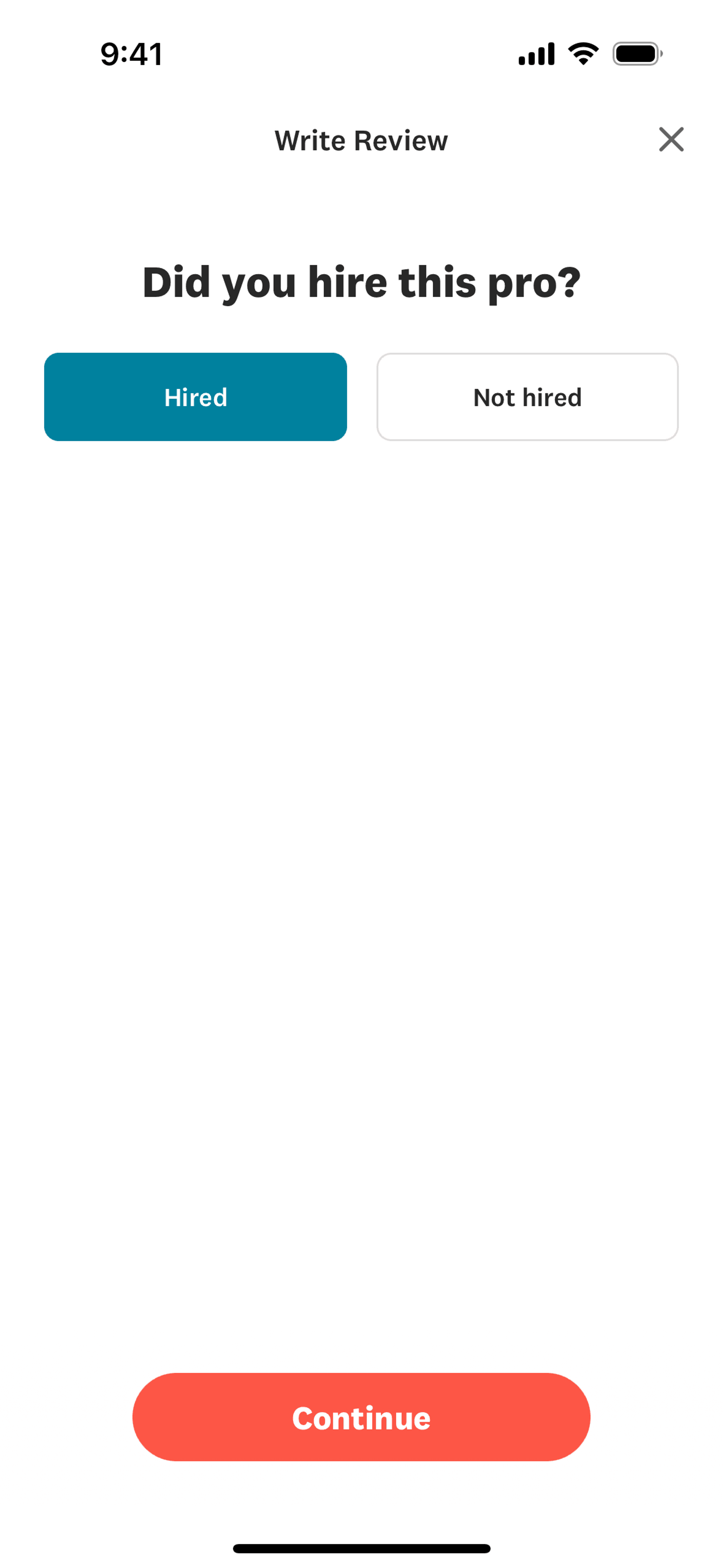 Angi iOS Lifestyle interface screenshot 9