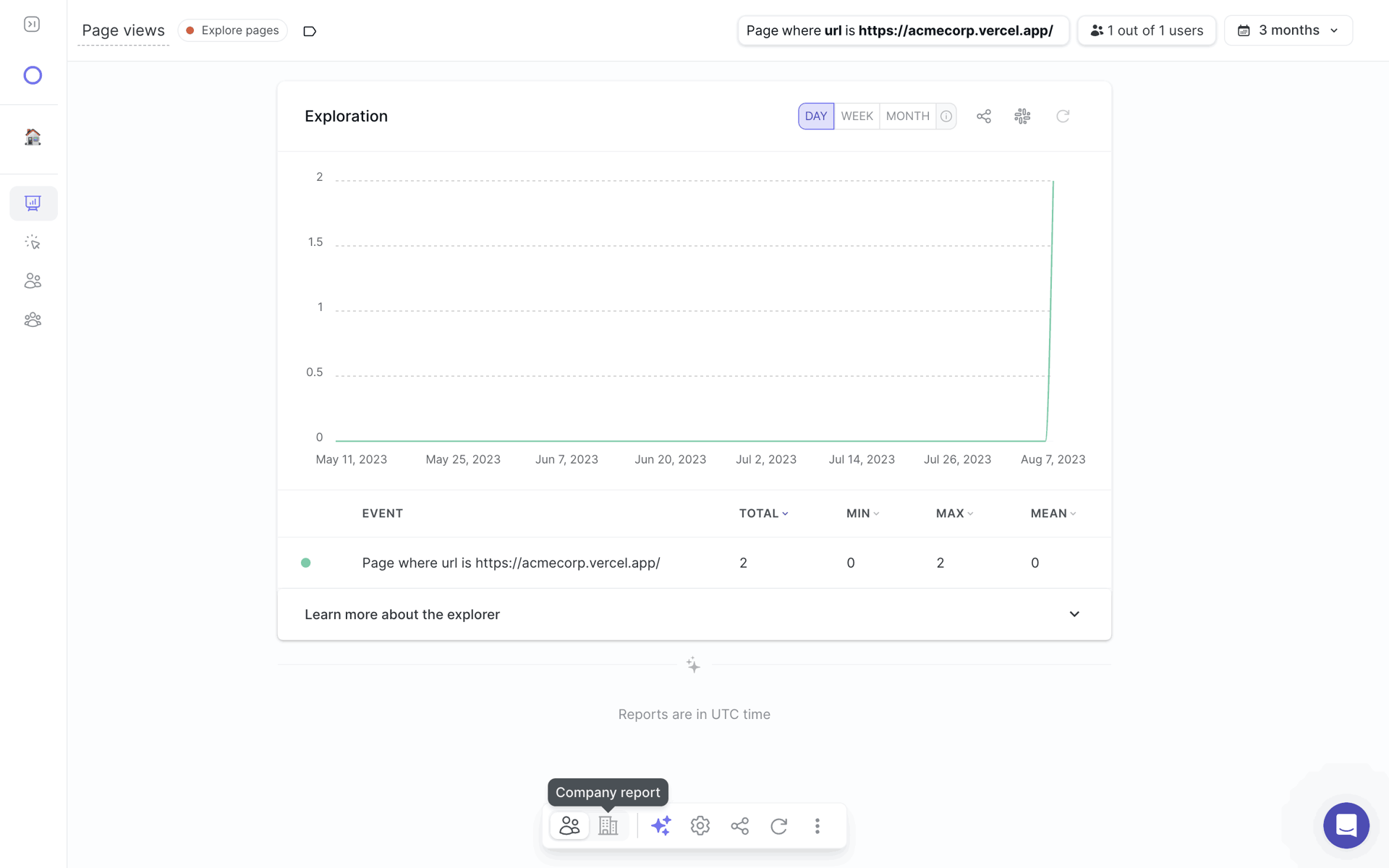 June Web Business interface screenshot 10