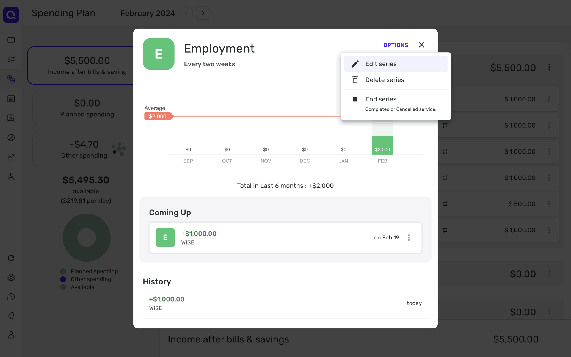 Quicken Web Finance interface screenshot 12