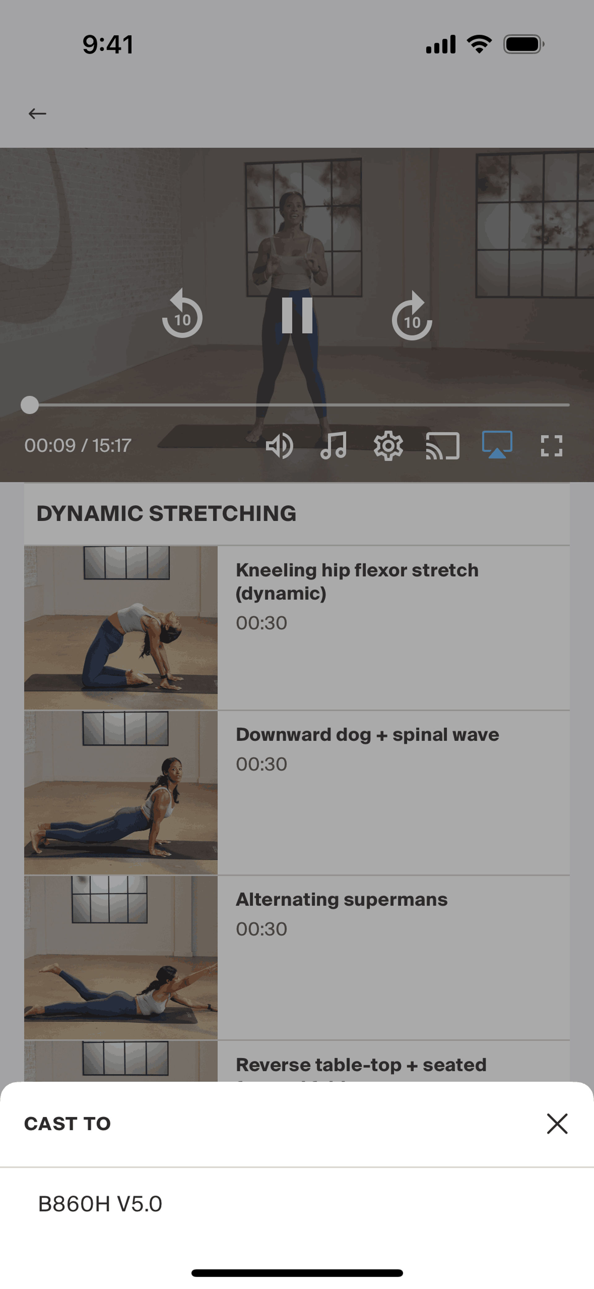 Centr iOS Health & Fitness interface screenshot 20
