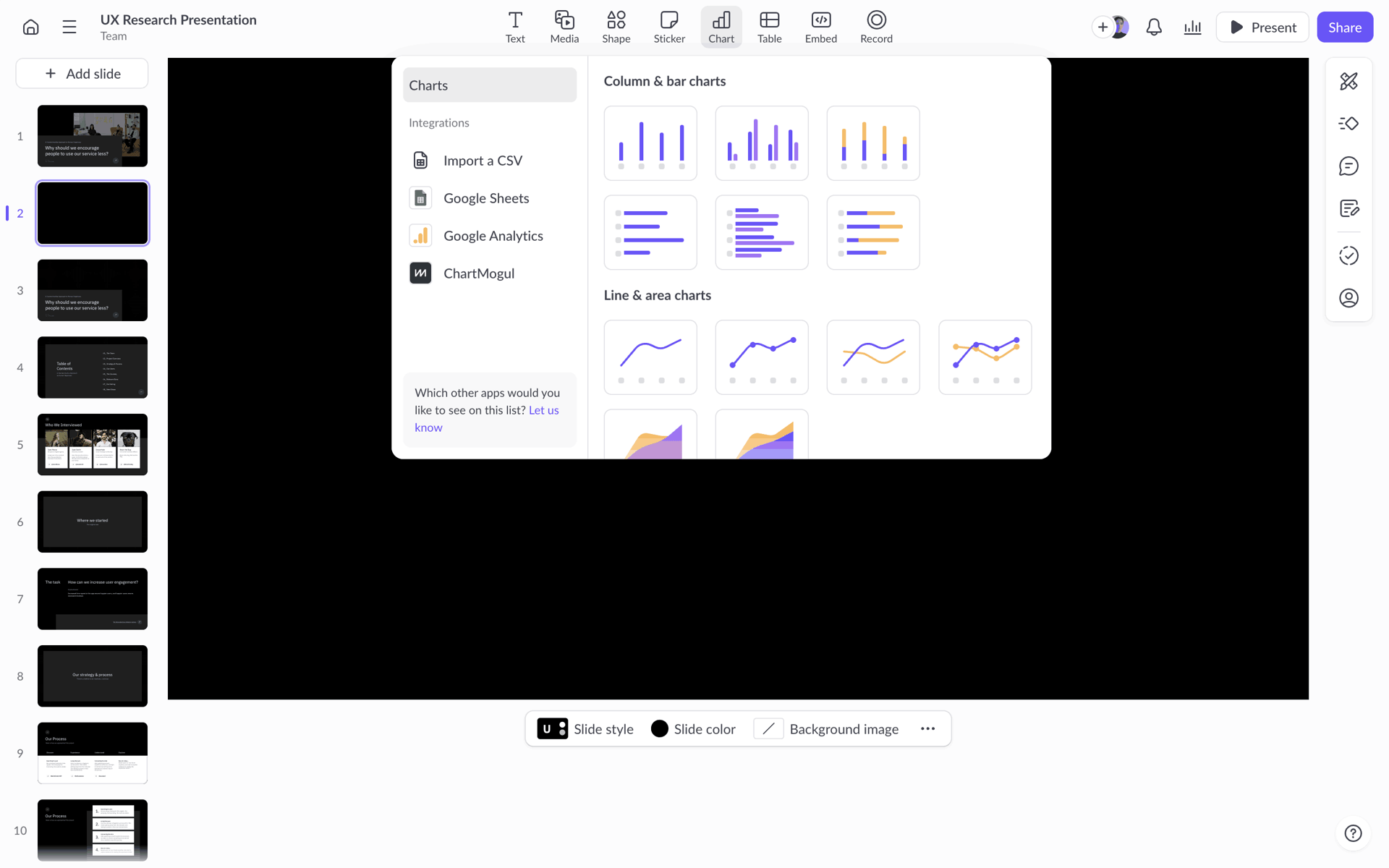 Pitch Web Collaboration interface screenshot 11