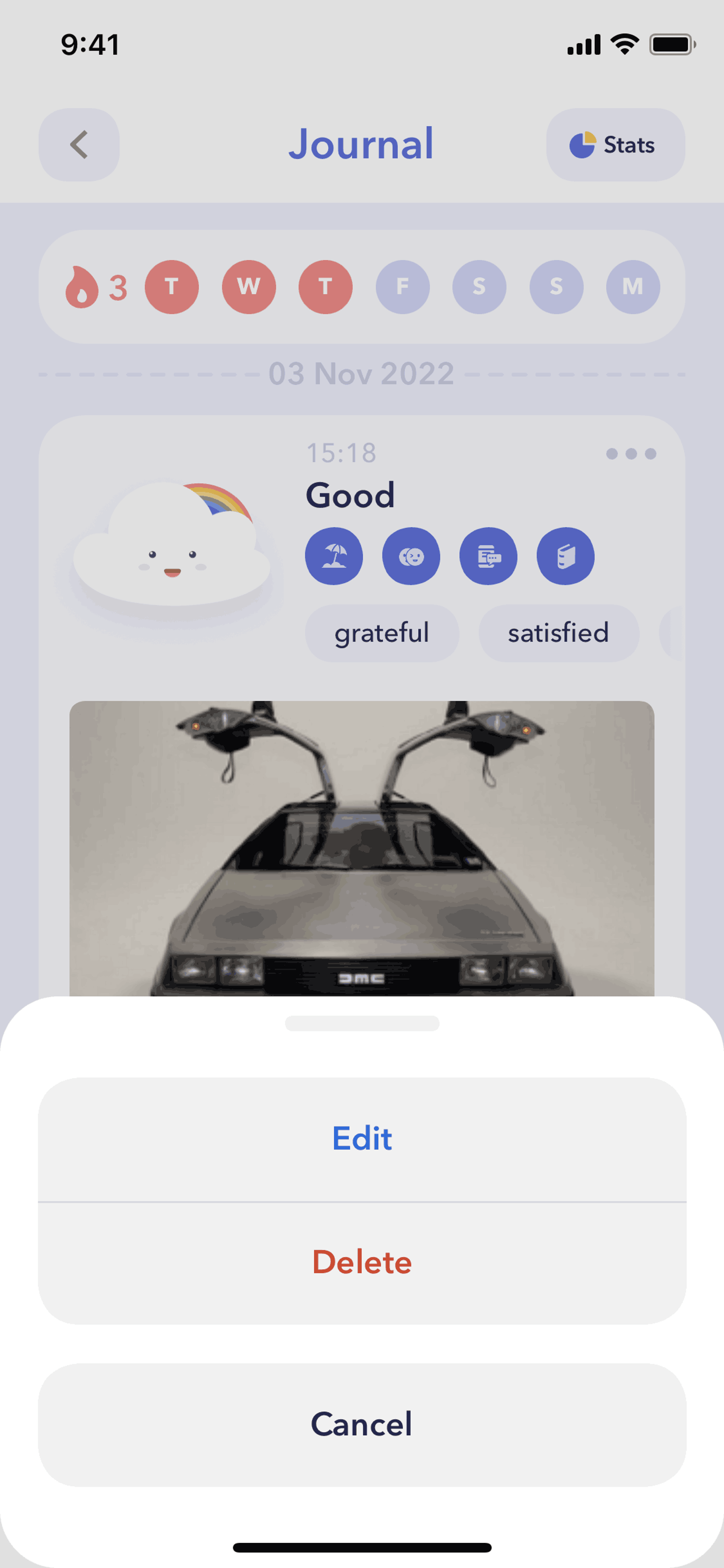 Breeze iOS Health & Fitness interface screenshot 19