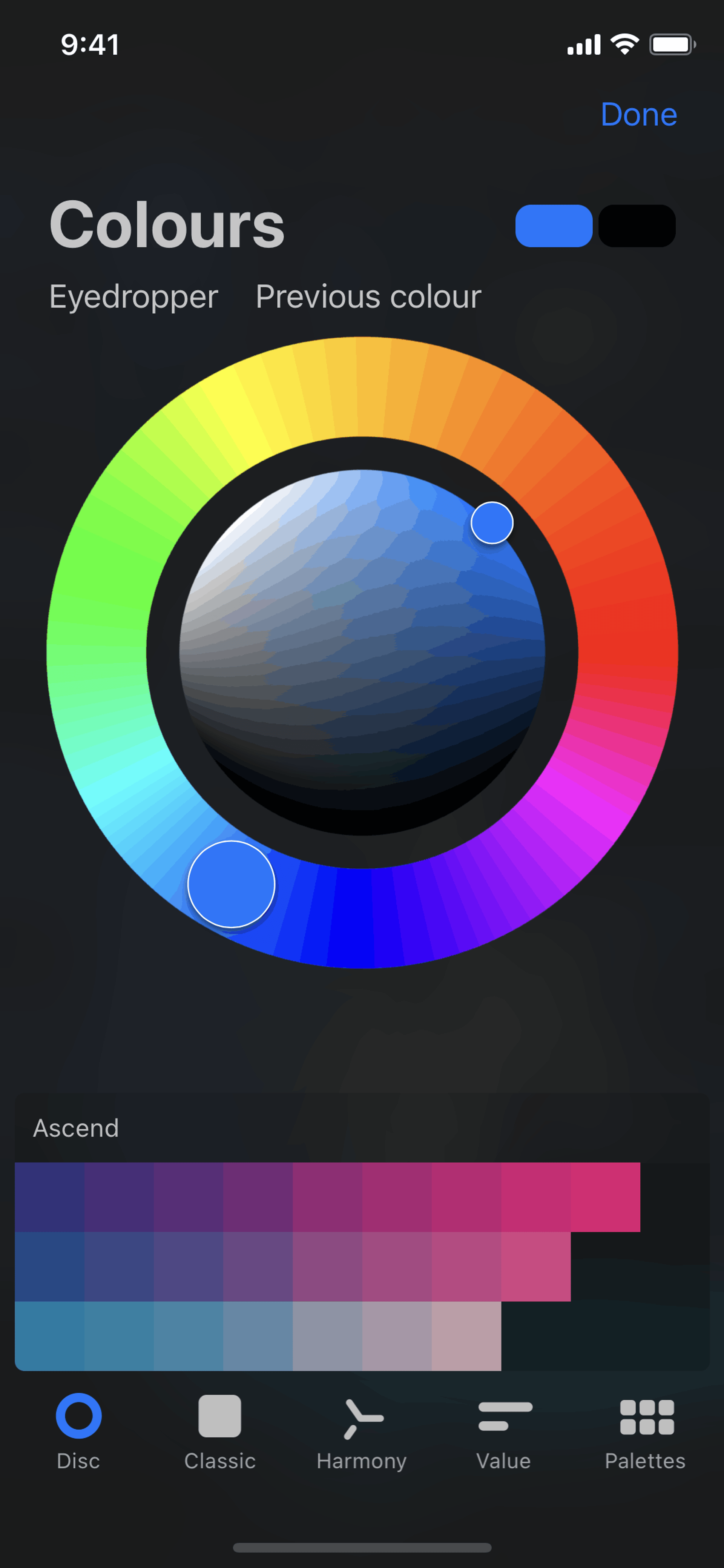 Procreate Pocket iOS Graphics & Design interface screenshot 16
