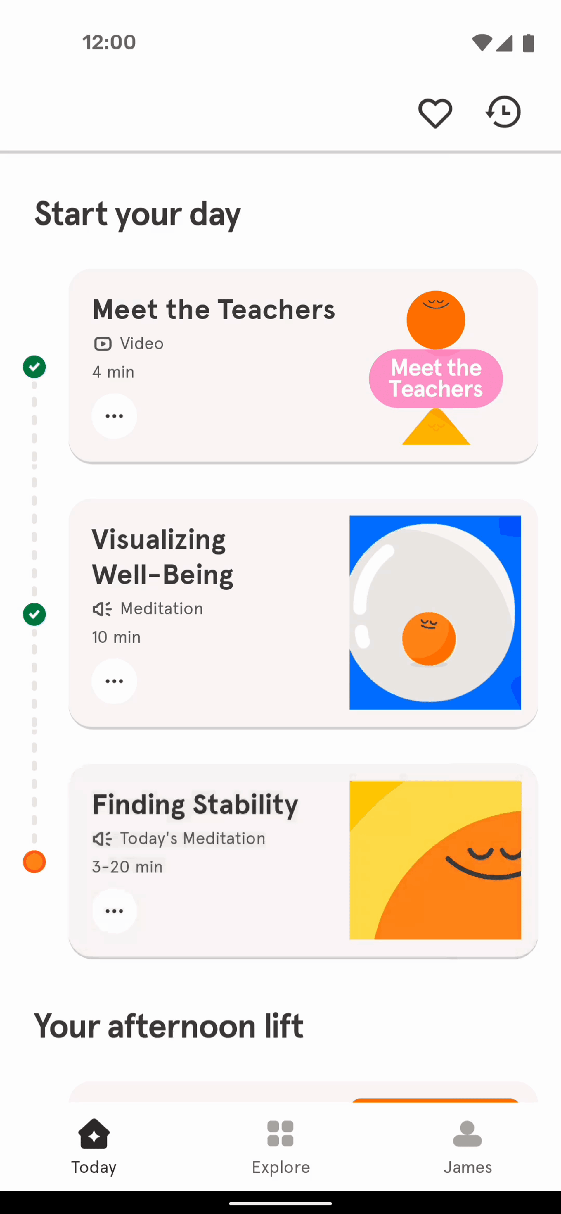 Headspace Android Health & Fitness interface screenshot 3