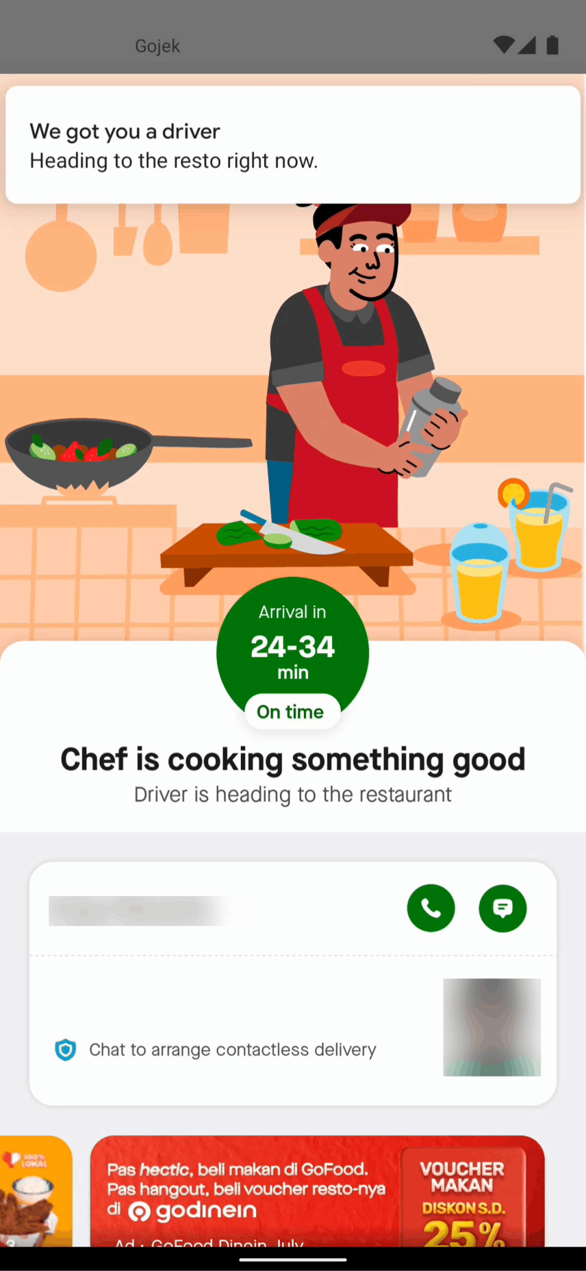Gojek Android Travel & Transportation interface screenshot 4