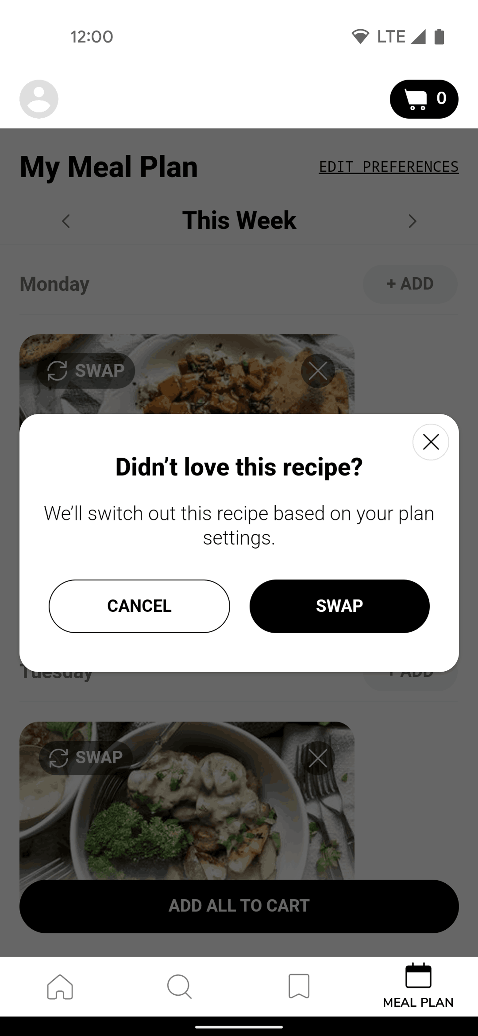 SideChef Android Food & Drink interface screenshot 17
