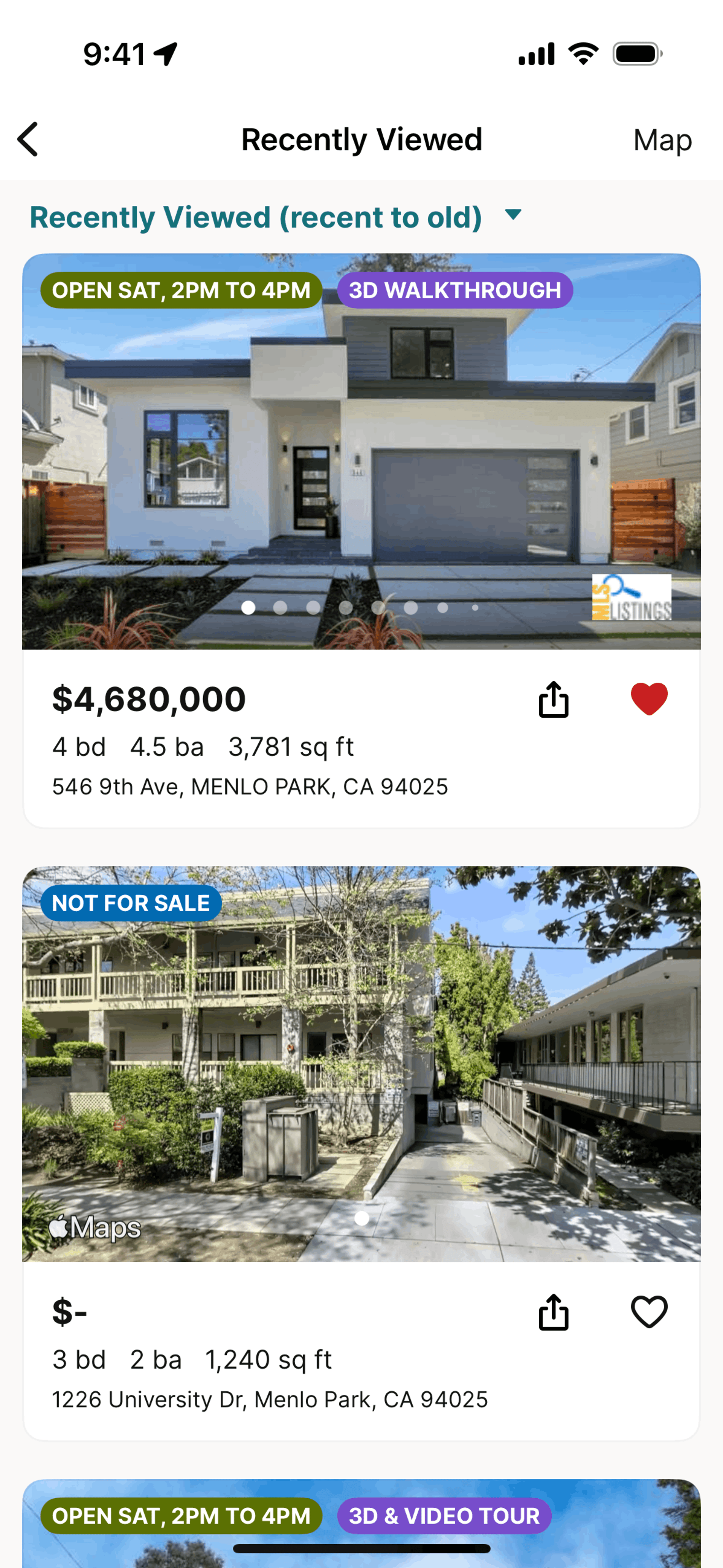 Redfin iOS Real Estate interface screenshot 20