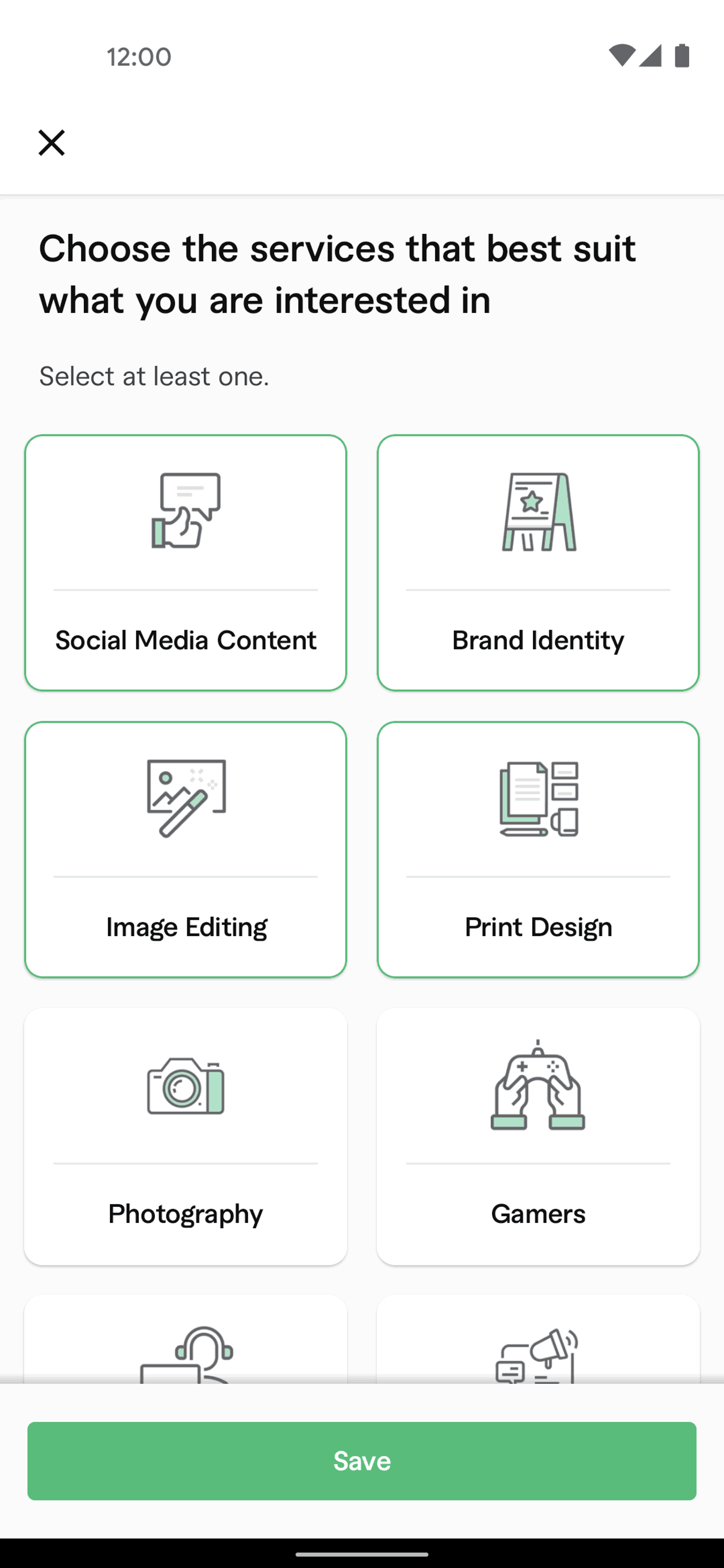 Fiverr Android Business interface screenshot 23